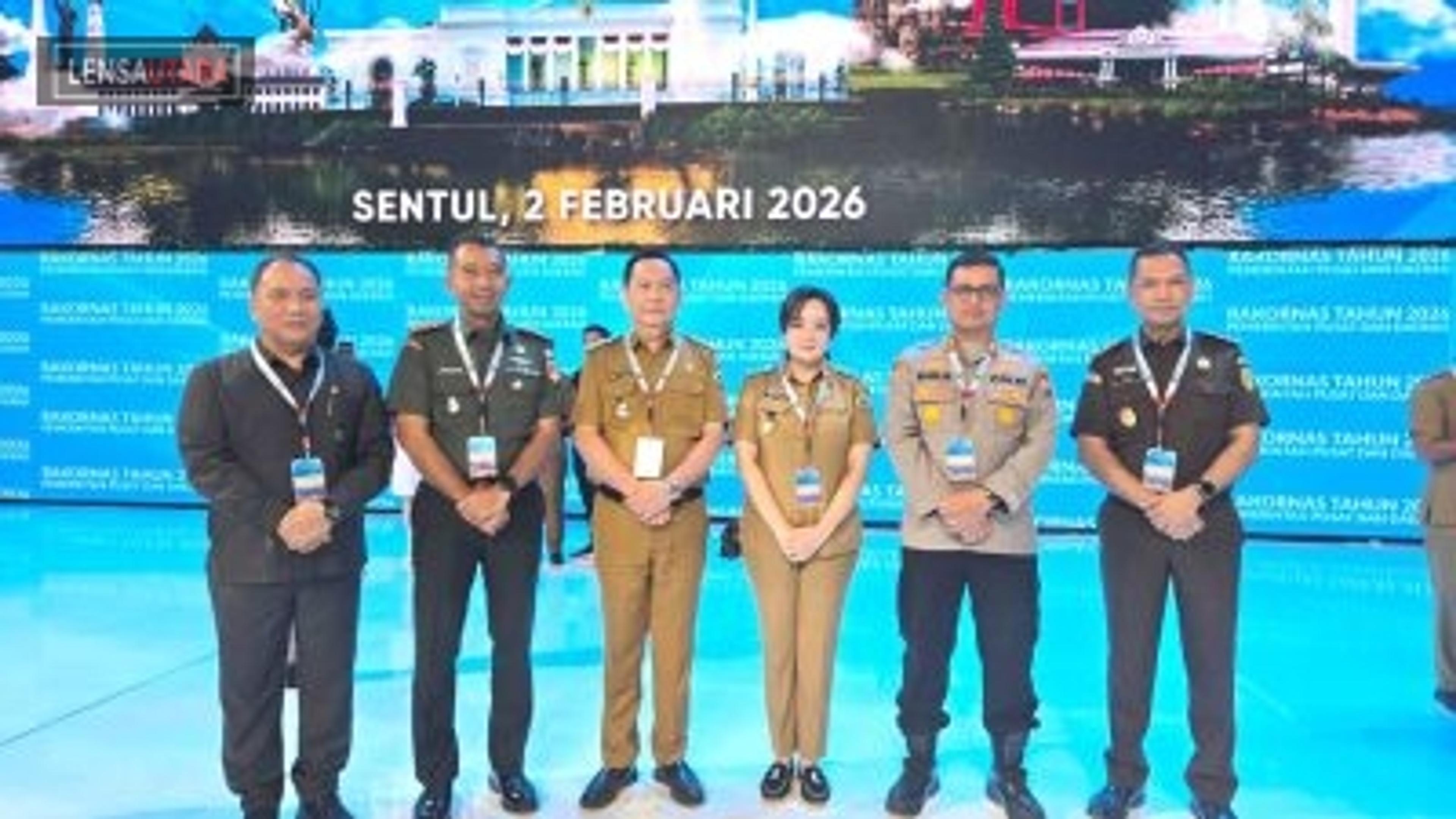 Caroll-Sendy Hadiri Rakornas 2026, Tekankan Pentingnya Sinergi Pusat dan Daerah