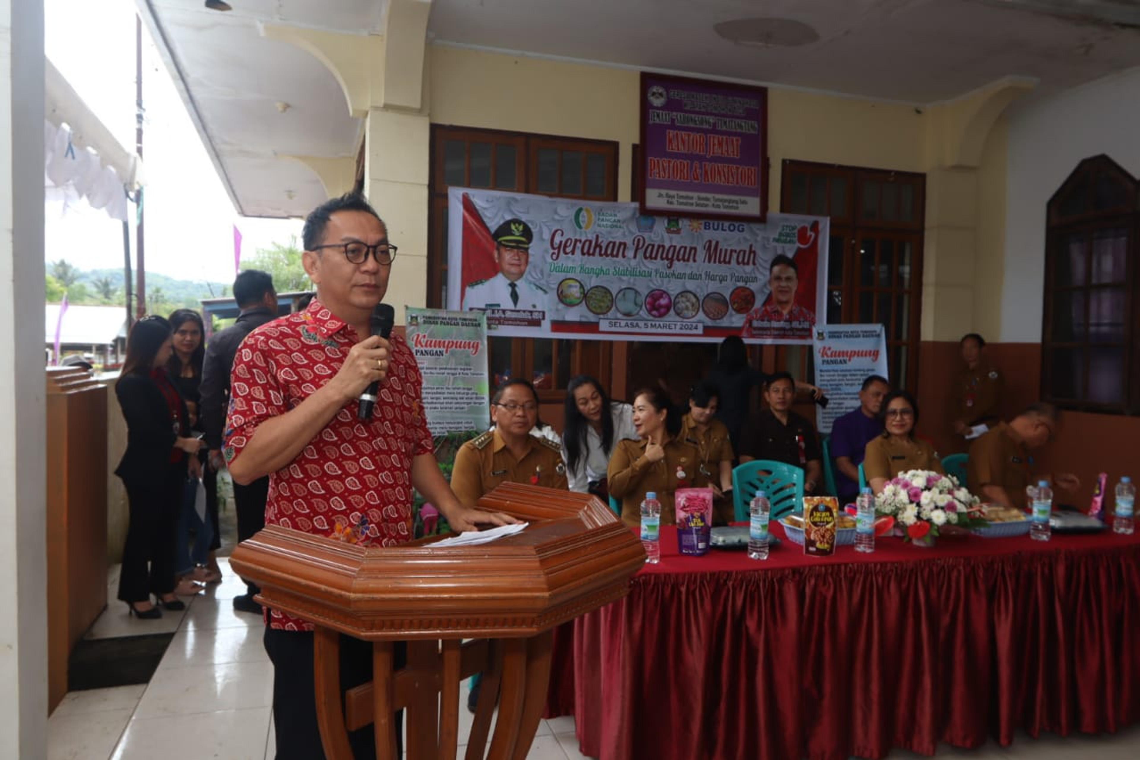 Jaga Stabilitas Pasokan Harga Pangan, Pemkot Tomohon Gelar Pangan Murah