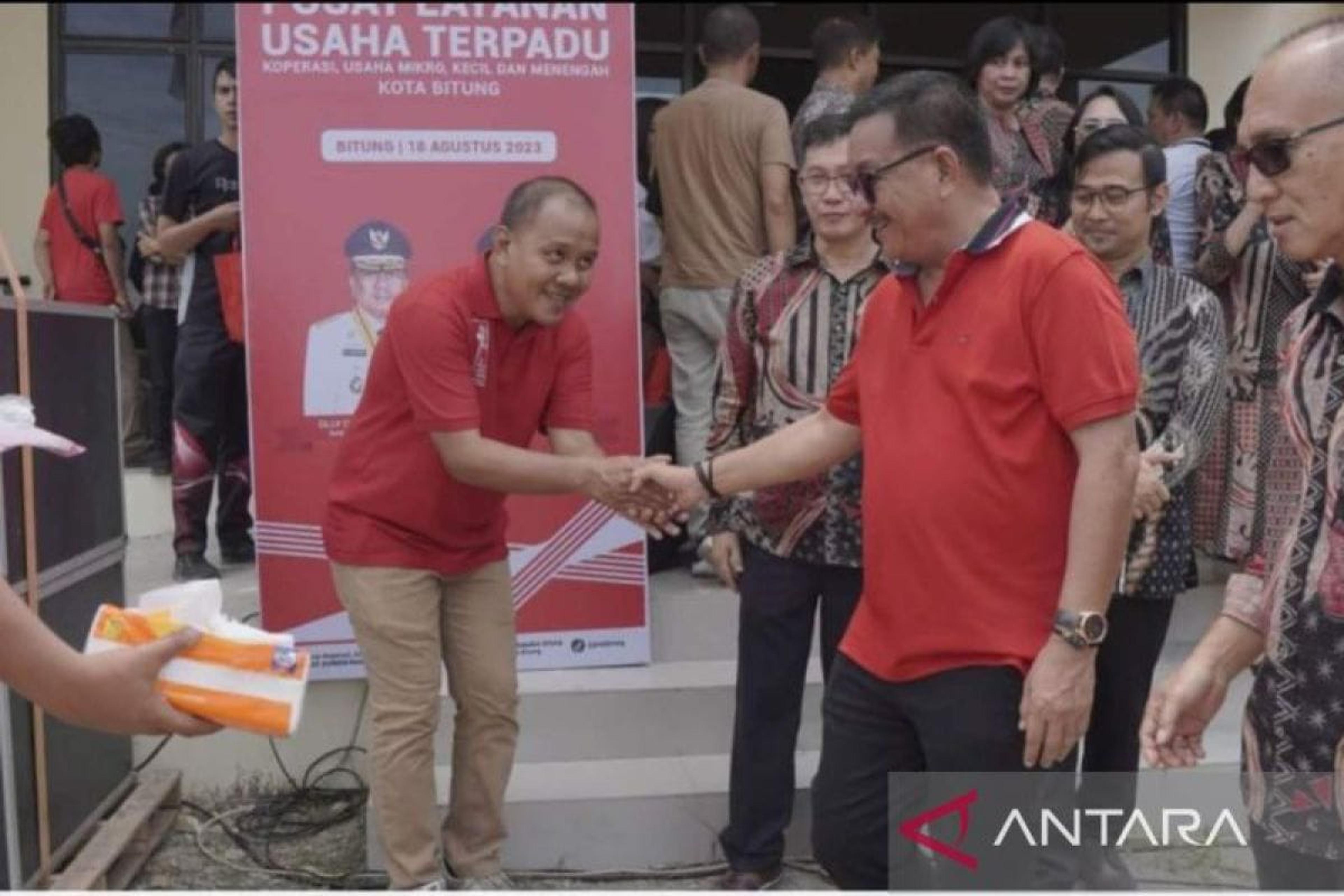 Wali Kota Bitung Resmikan PLUT Tingkatkan Kualitas UMKM