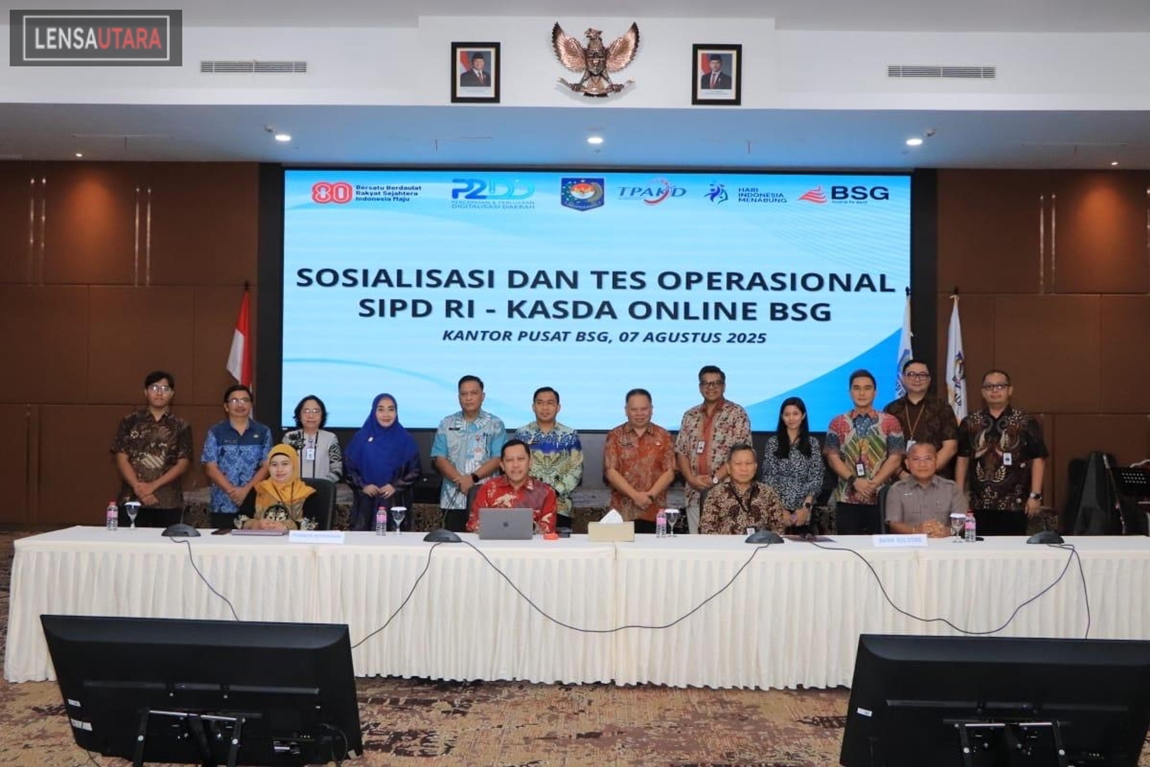 Dukung Transparansi dan Efisiensi, BSG Sukses Gelar Sosialisasi dan Tes Operasional SIPD RI