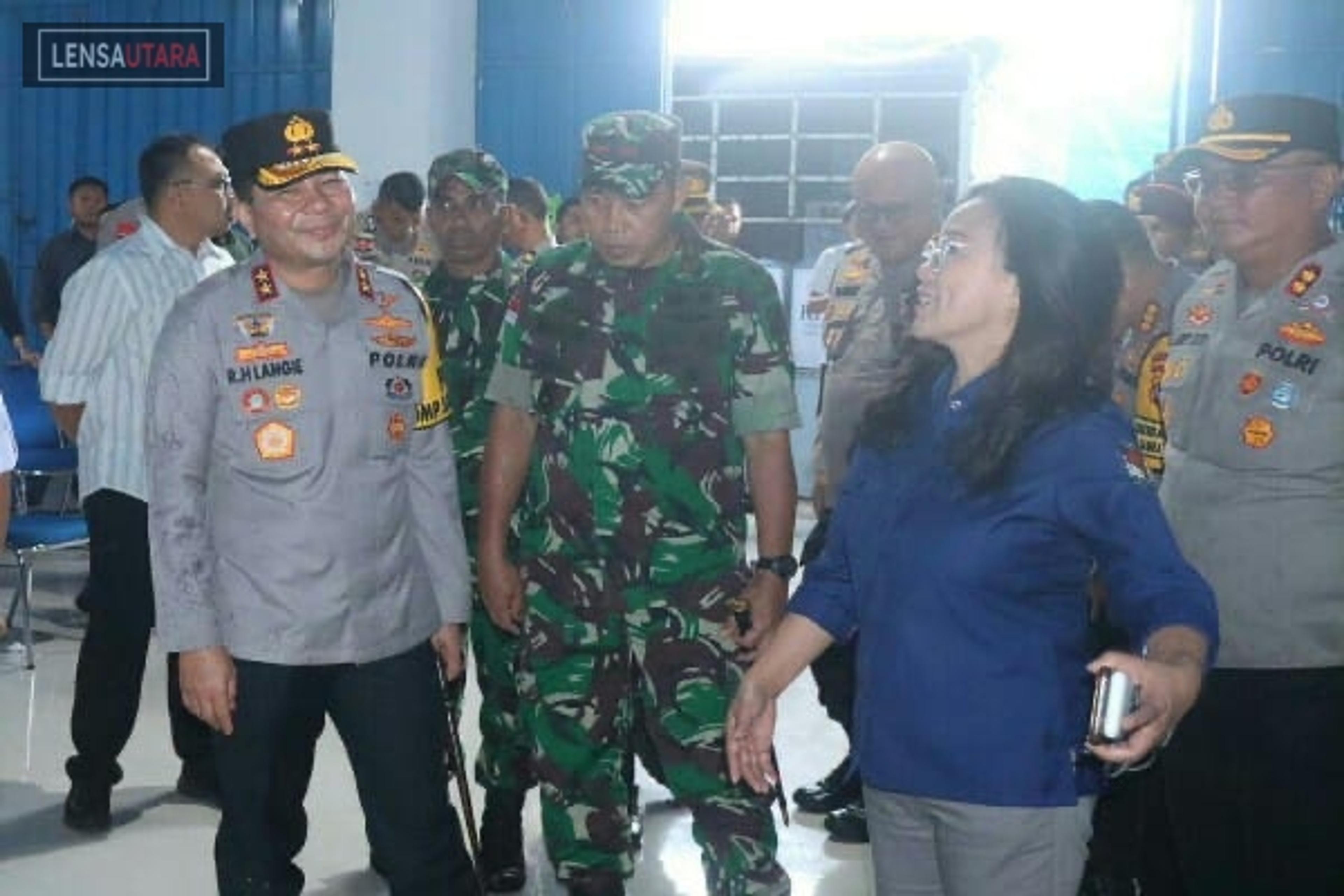 Kapolda Sulut Cek Kesiapan Pemungutan Suara Pilkada di Tomohon