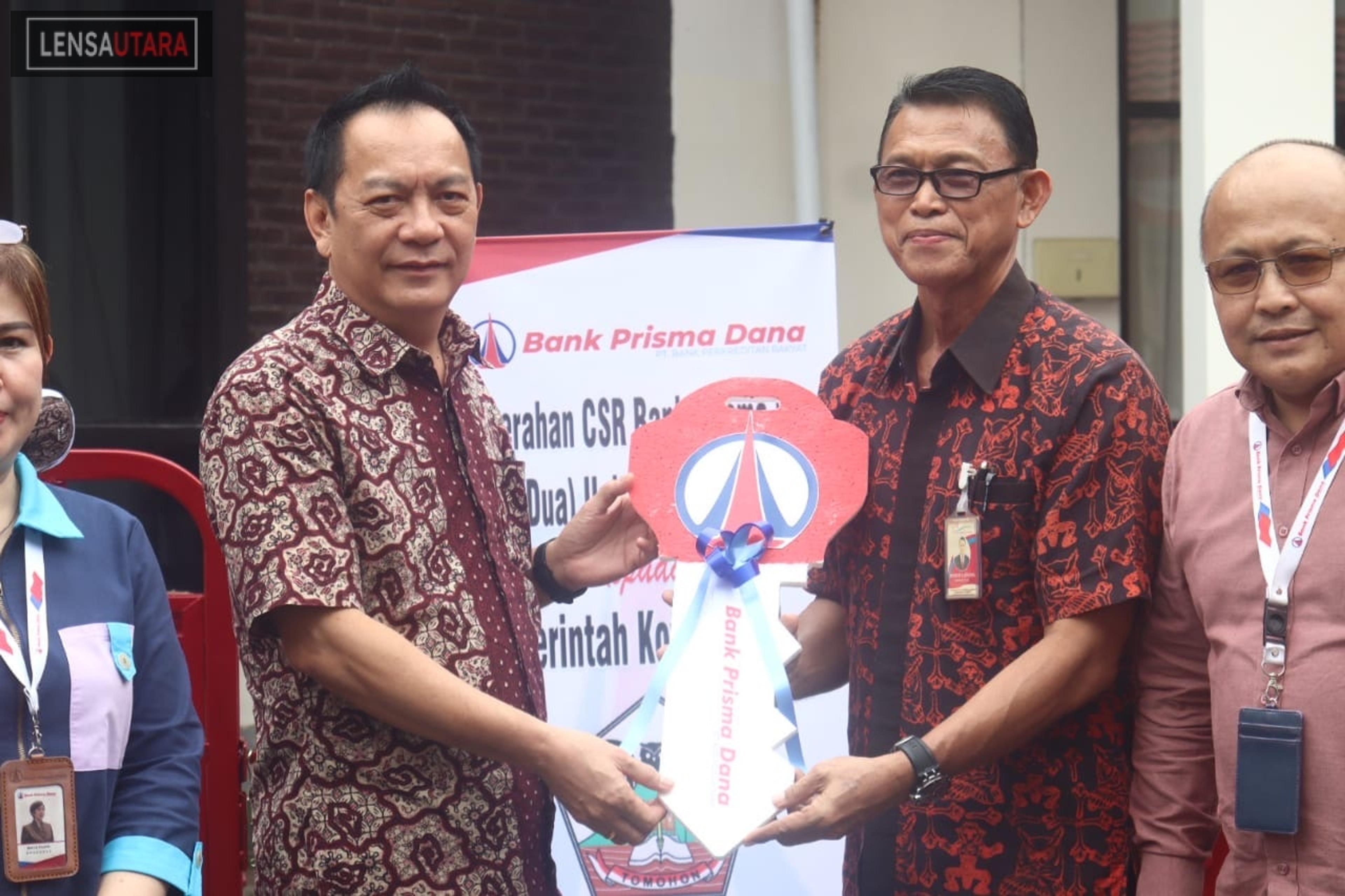 Bantuan Dua Unit Motor Sampah CSR Prisma Dana Diterima Walikota CS