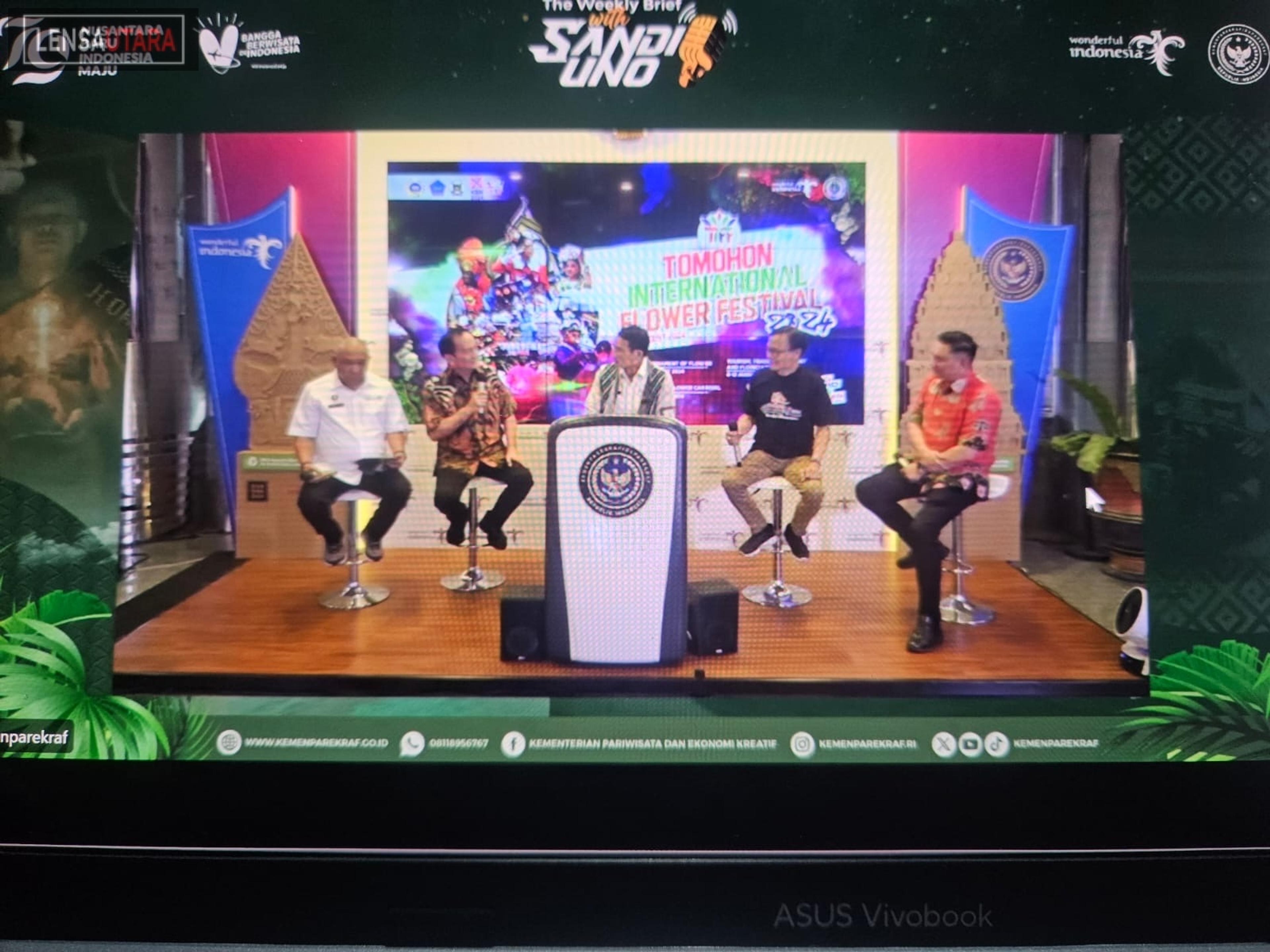 Walikota CS Presentasikan TIFF 2024 di The Weekly Brief with Sandi Uno