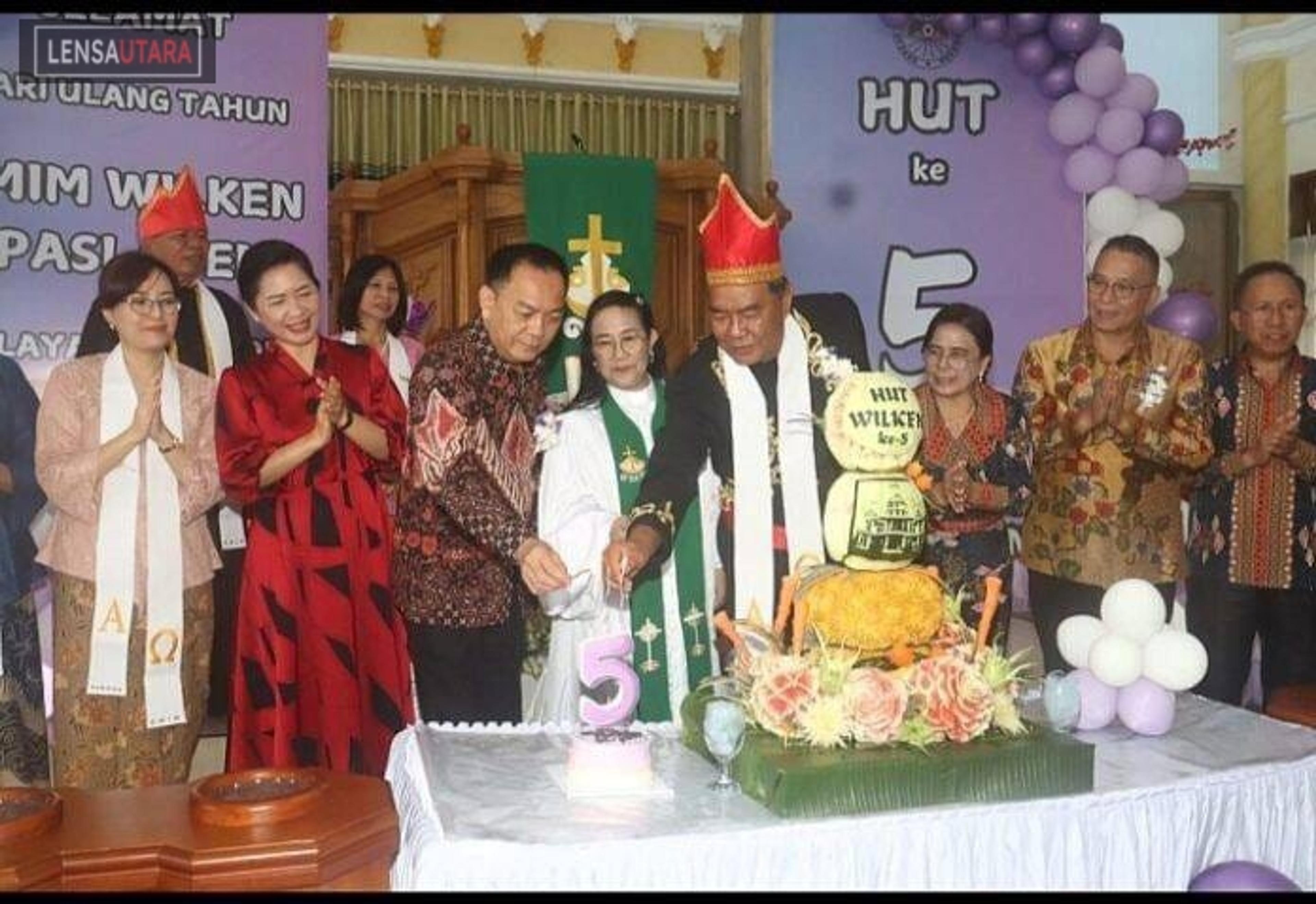 Jemaat GMIM Wilken Paslaten Rayakan HUT Ke-5, Walikota Tomohon: Tunjukkan Nilai Kebersamaan