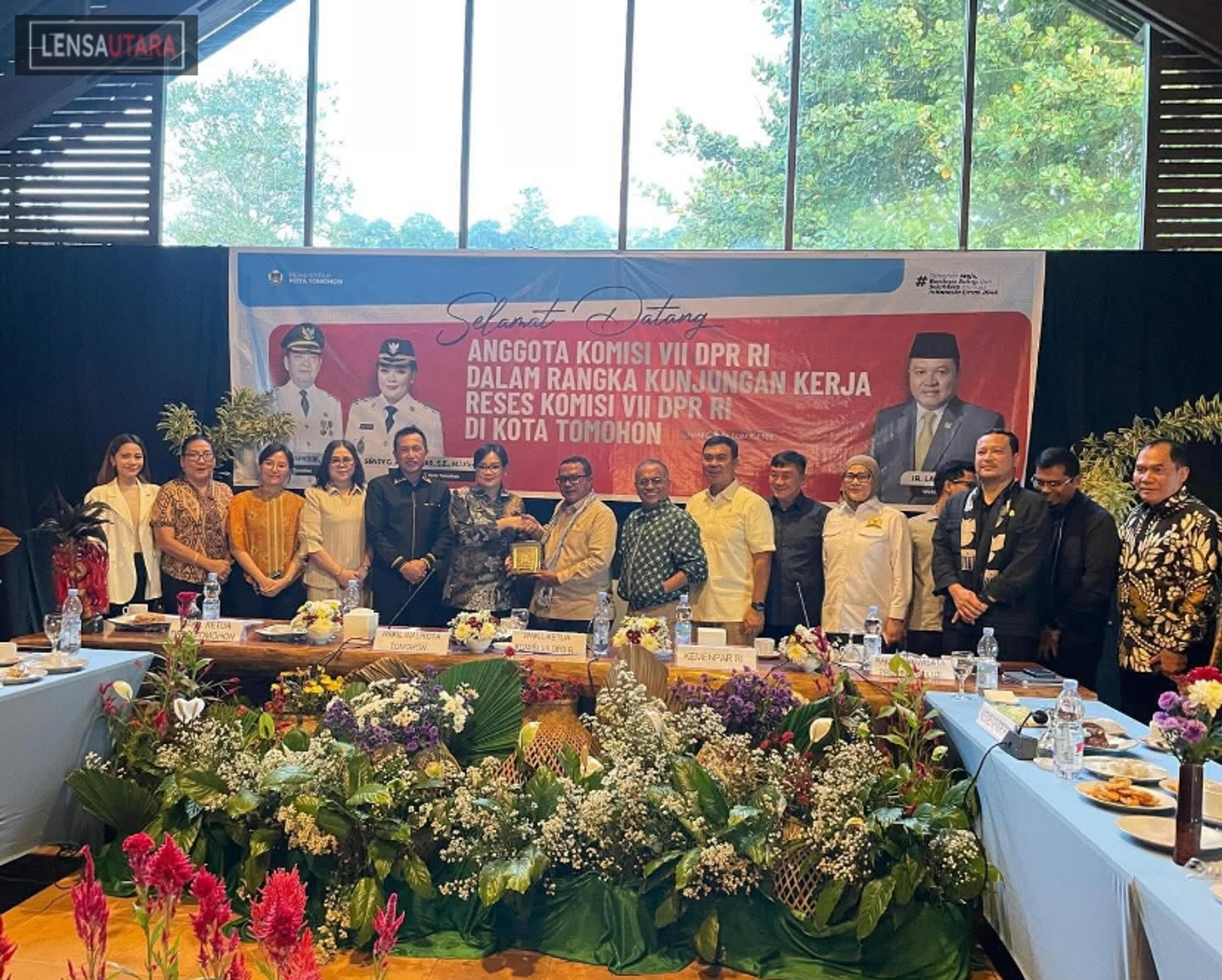 Komisi VII DPR RI Kunjungi Tomohon, Diterima Wawali Sendy Rumajar