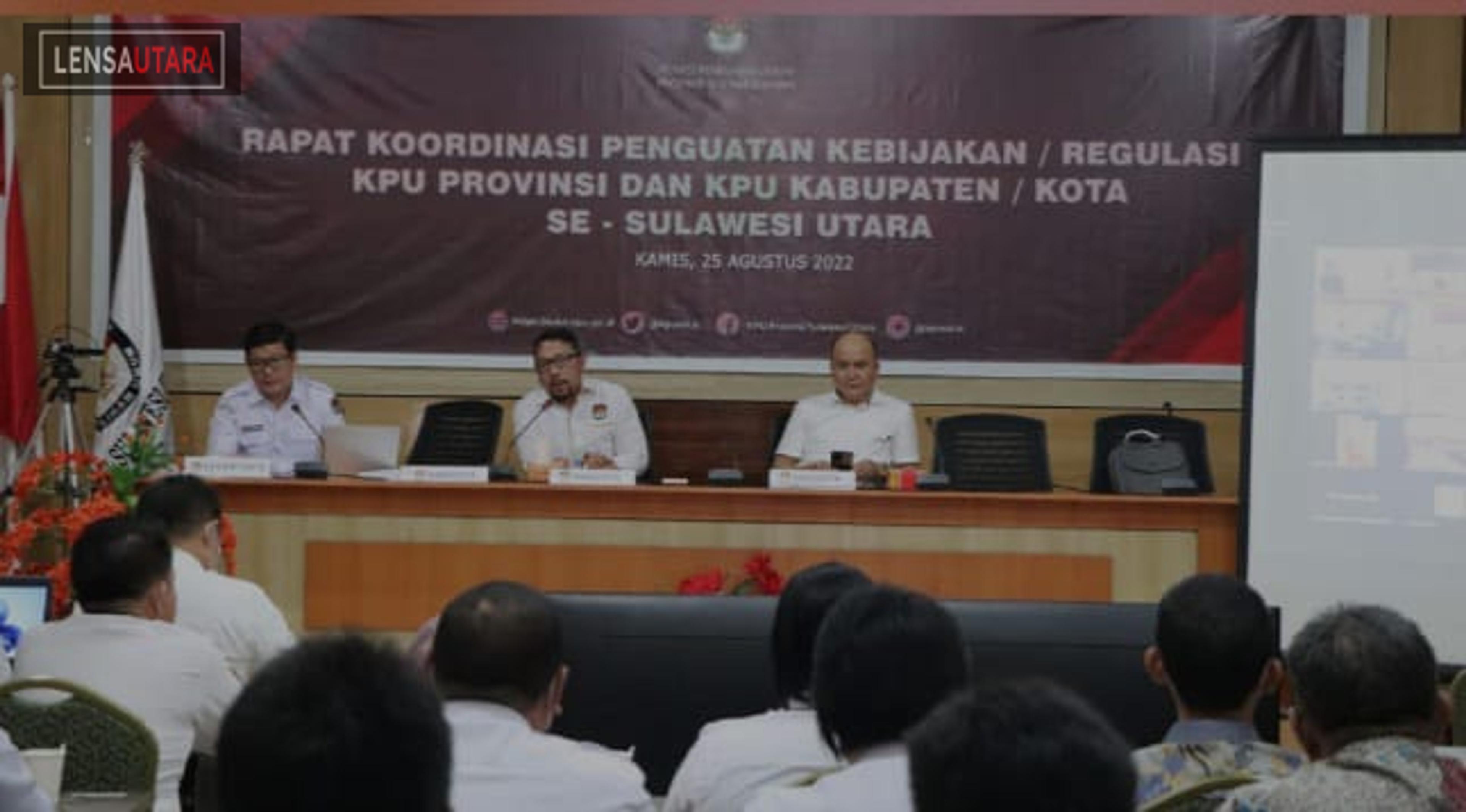 KPU Sulut Bahas Penyamaan Persepsi Produk Hukum