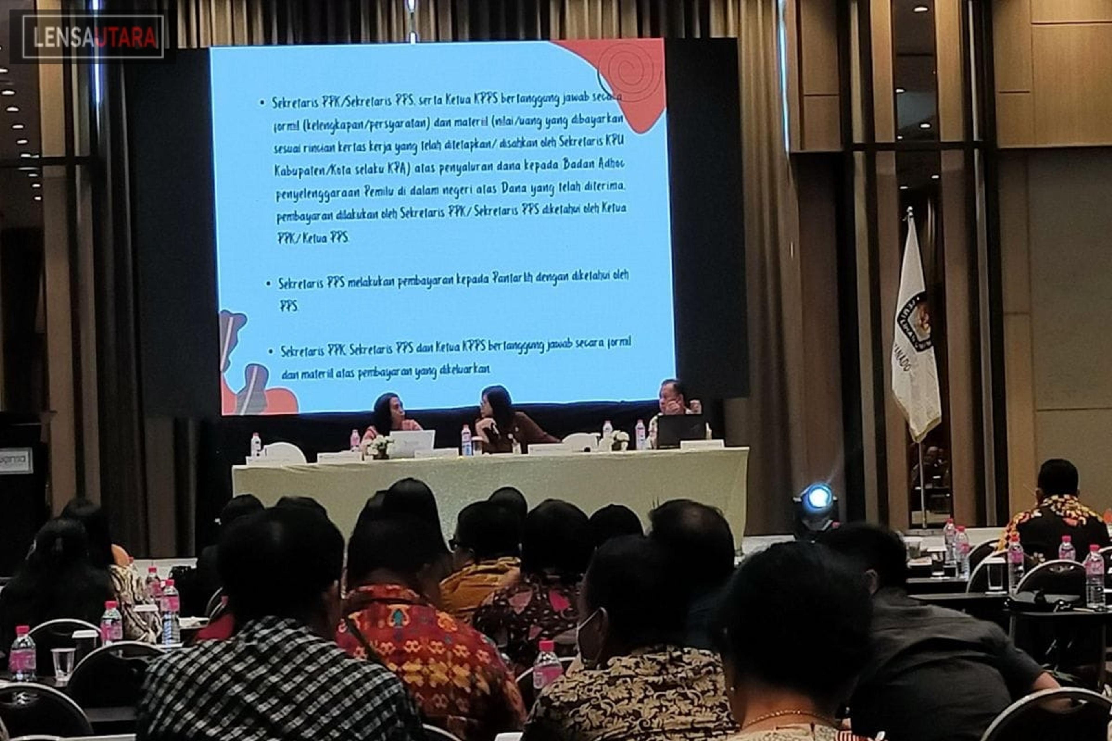 KPU Manado Dorong Kinerja Sekretariat ‘adhoc’ Melalui Bimtek