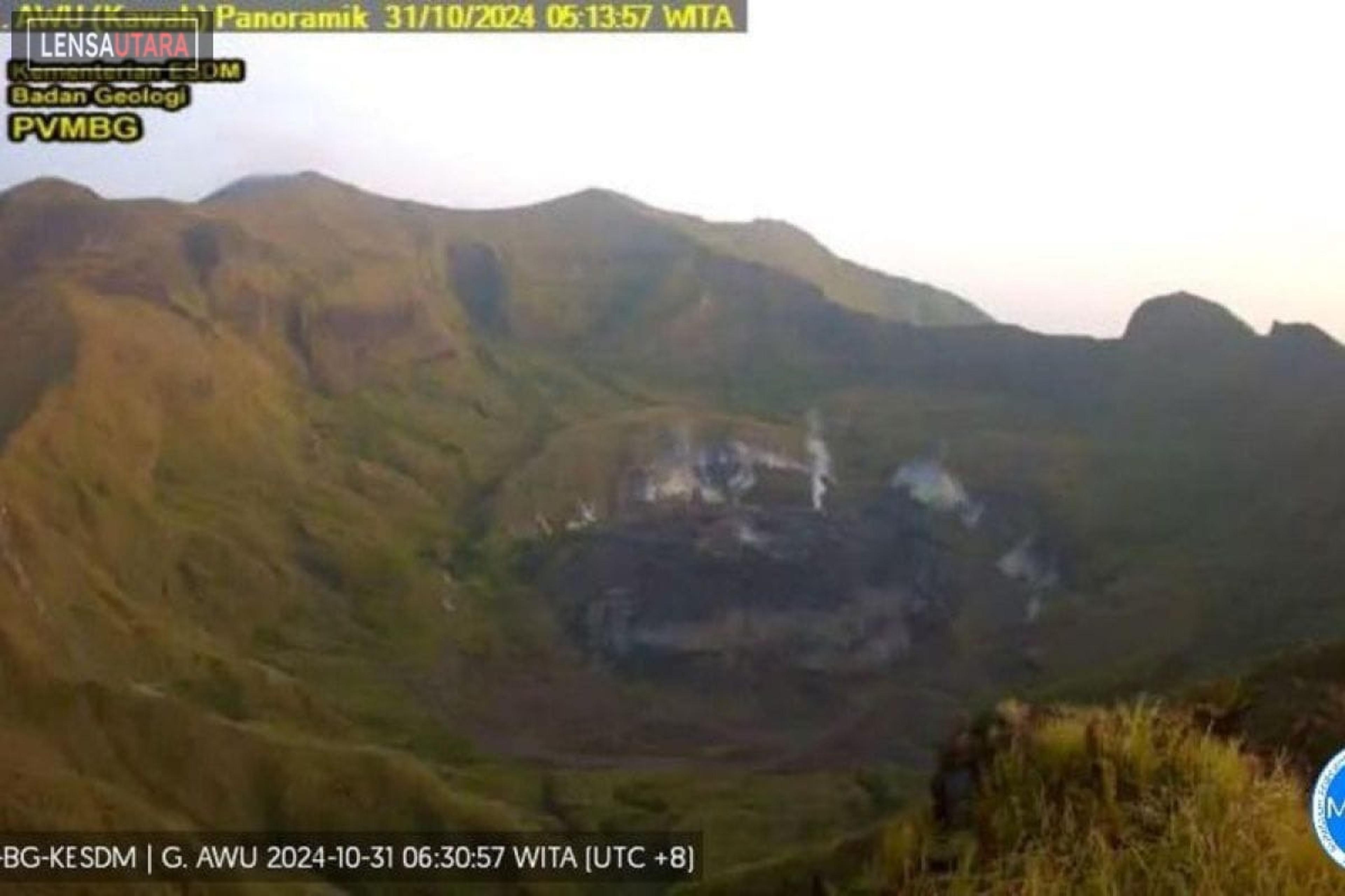 Empat Gunung Api di Sulut Berstatus Waspada