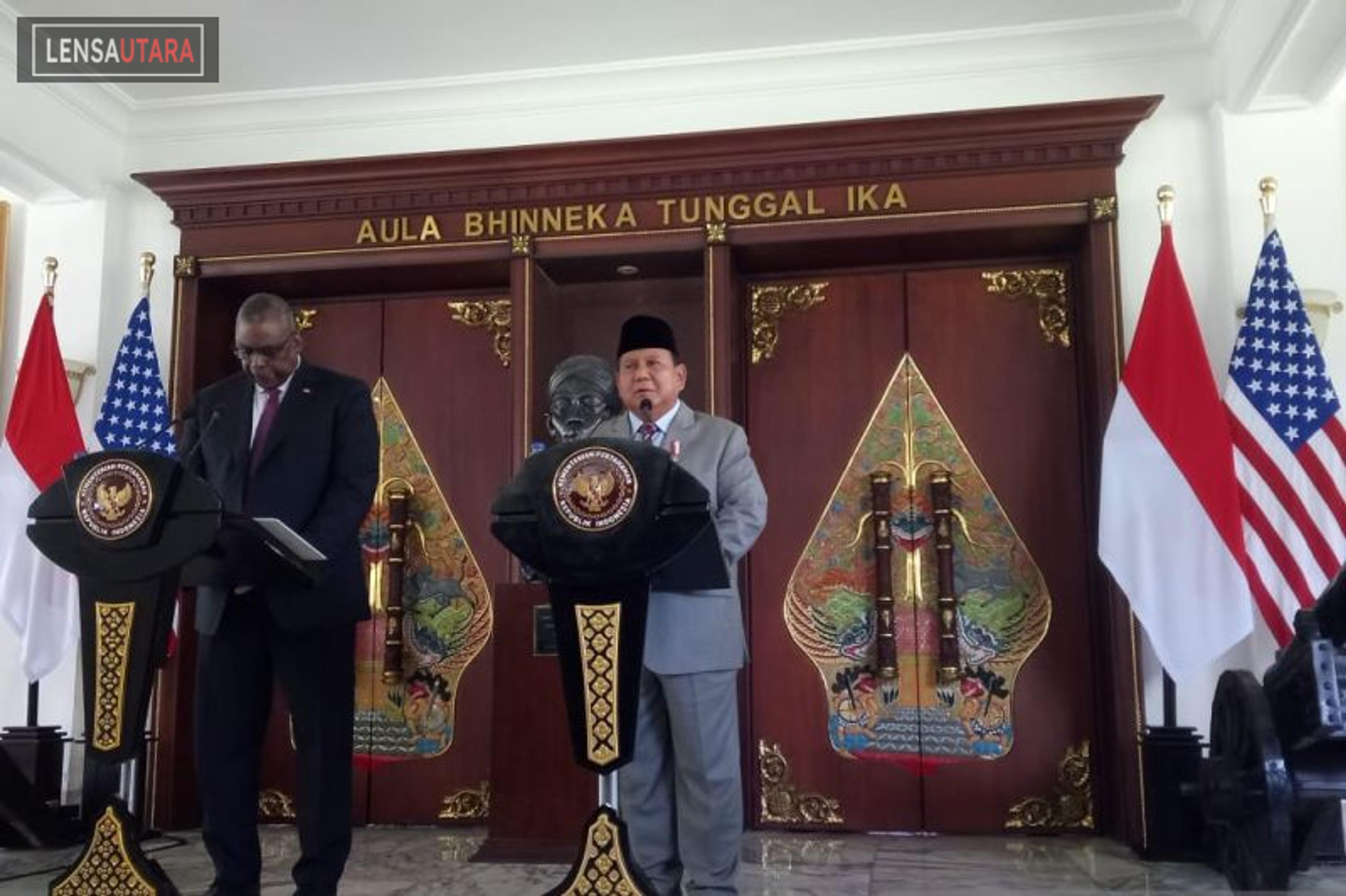 Menhan Prabowo: Saya Puas dengan Kerja Sama Amerika di Bidang Pertahanan