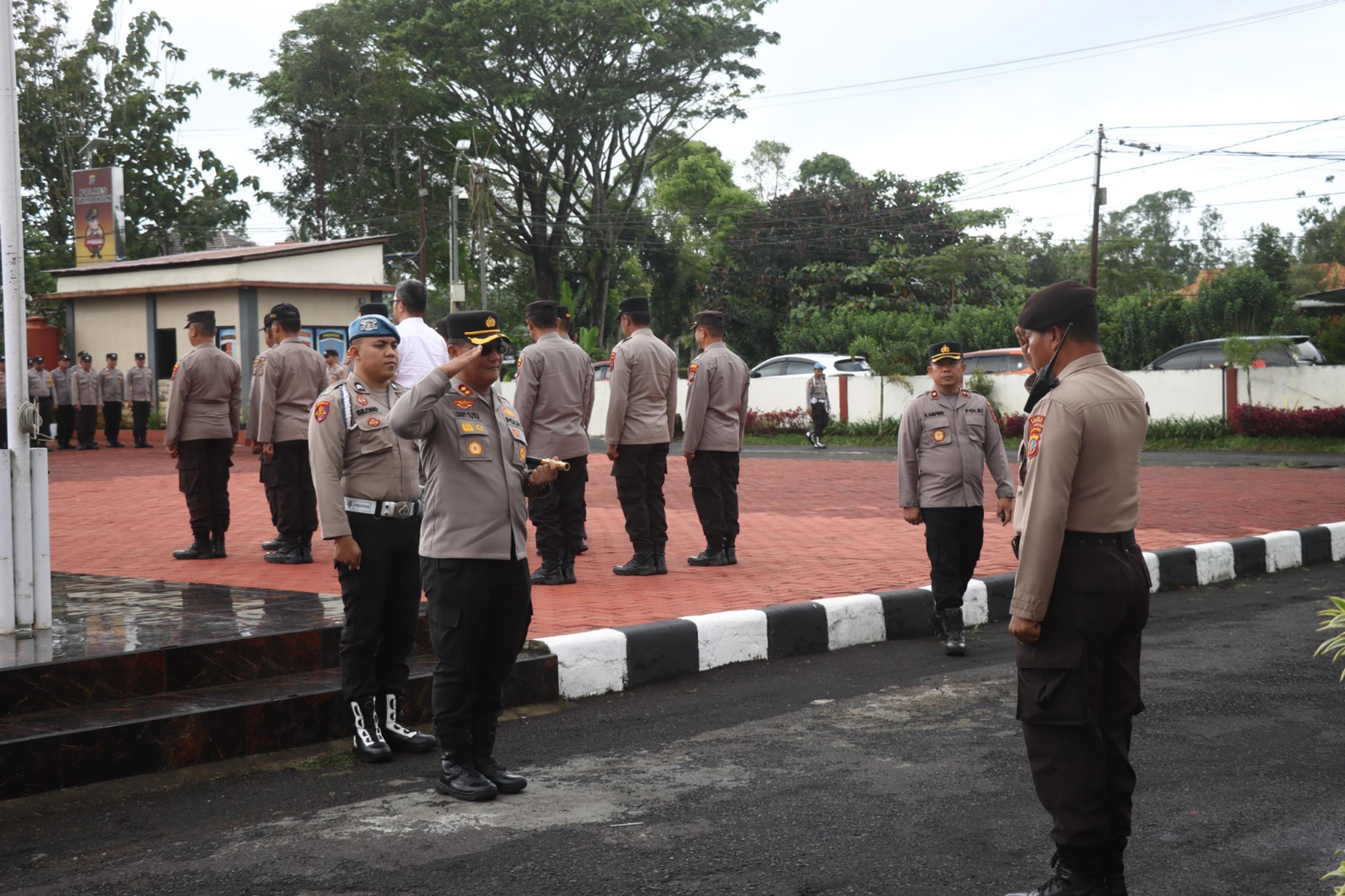 Polres Tomohon Kerahkan 200 Personel untuk Pengamanan Jumat Agung dan Paskah