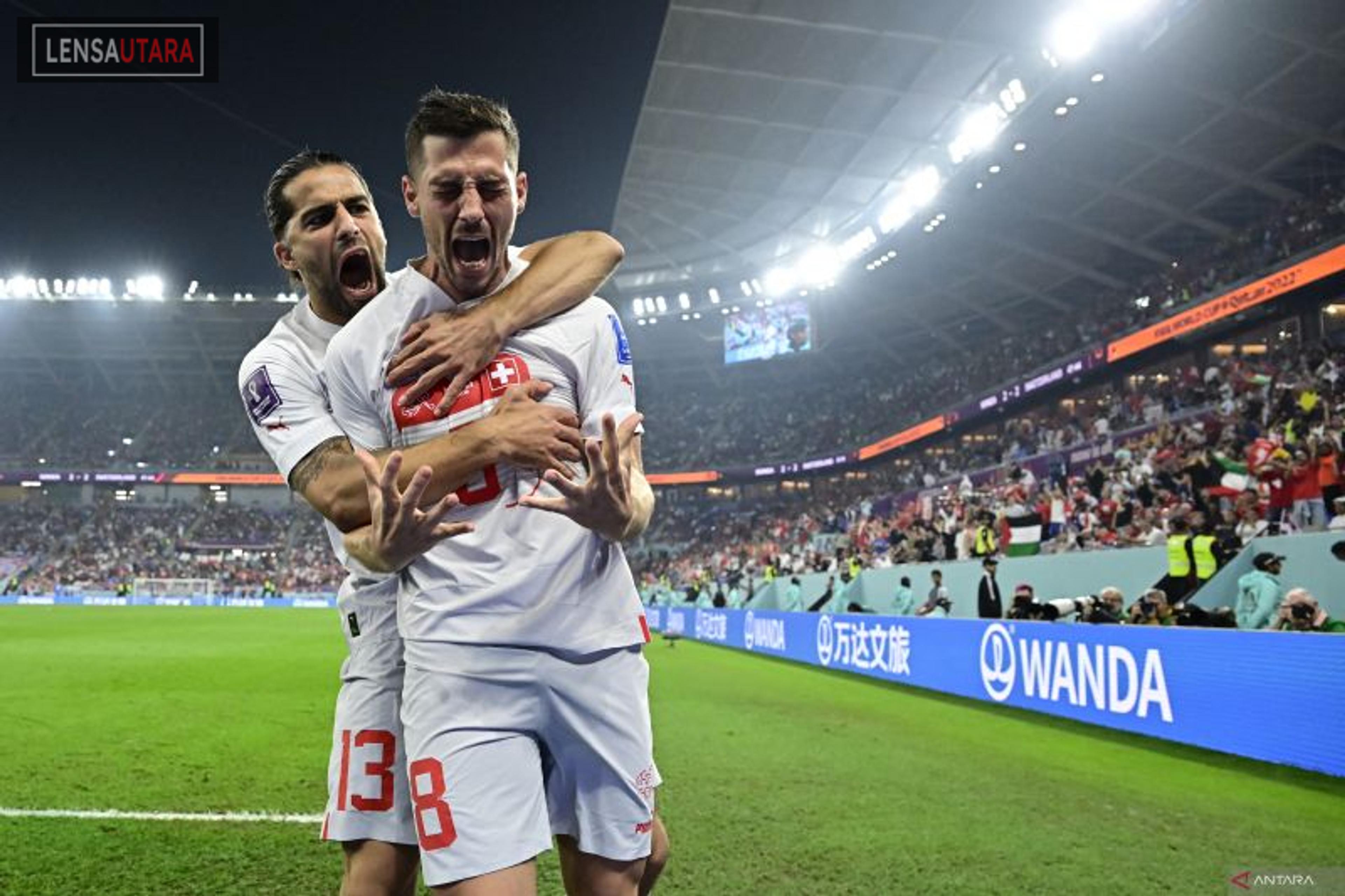 Swiss ke 16 Besar Setelah Taklukan Serbia 3-2