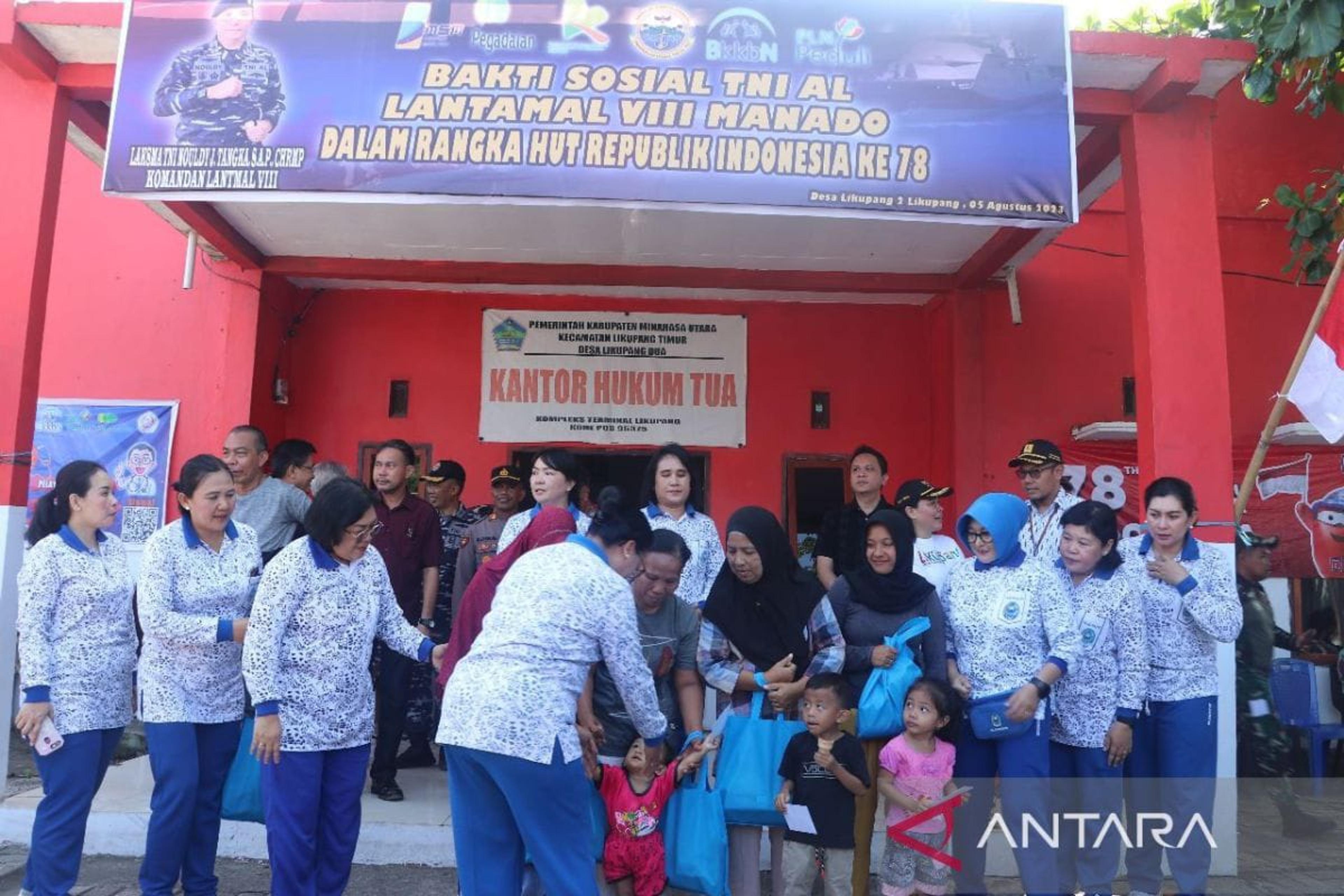Lantamal Manado dan PLN Wujudkan Kepedulian Kesehatan-Lingkungan di Sulut