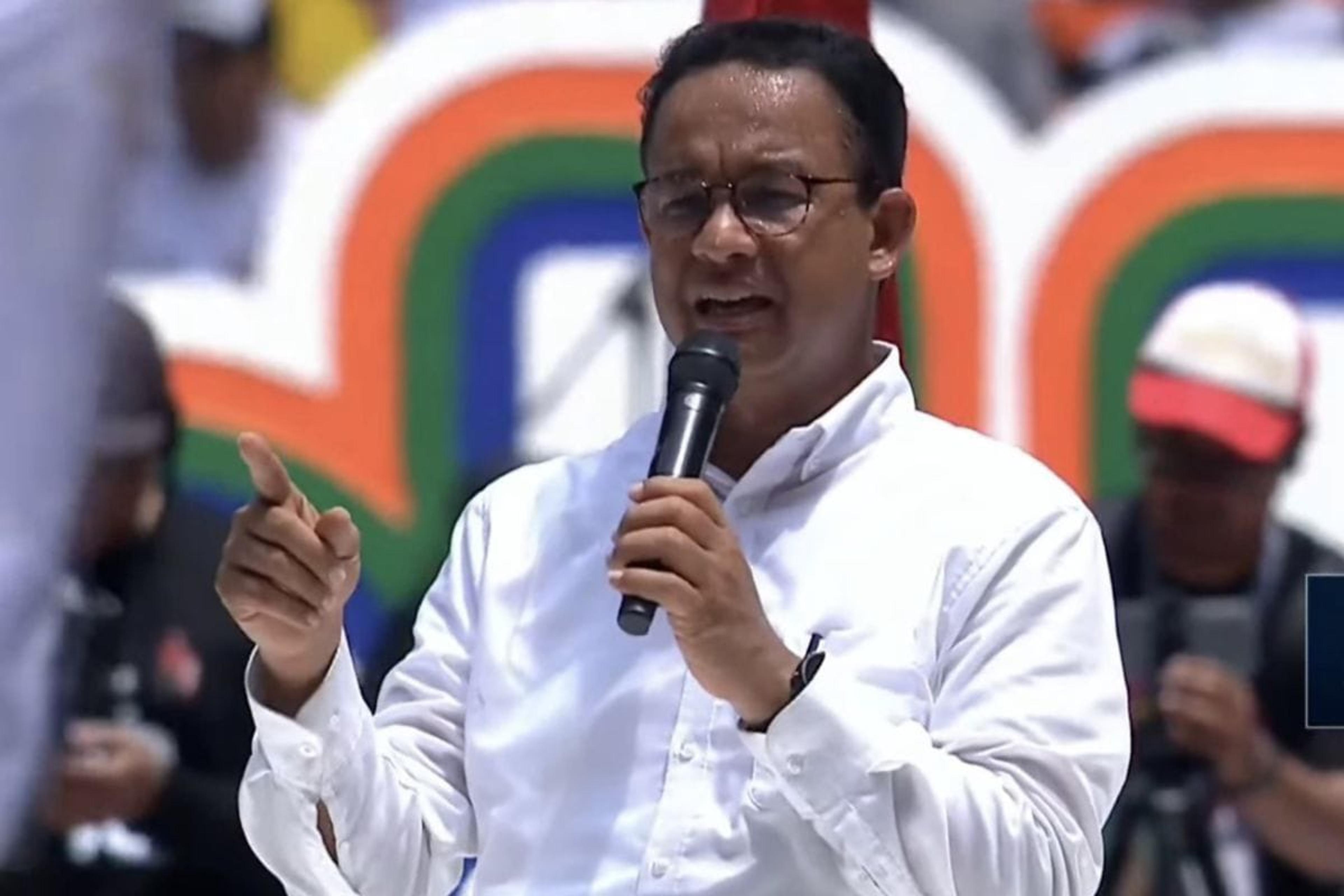 Anies Sebut Belum Pernah Ada Rapat Akbar Politik Banyak Hadir di JIS