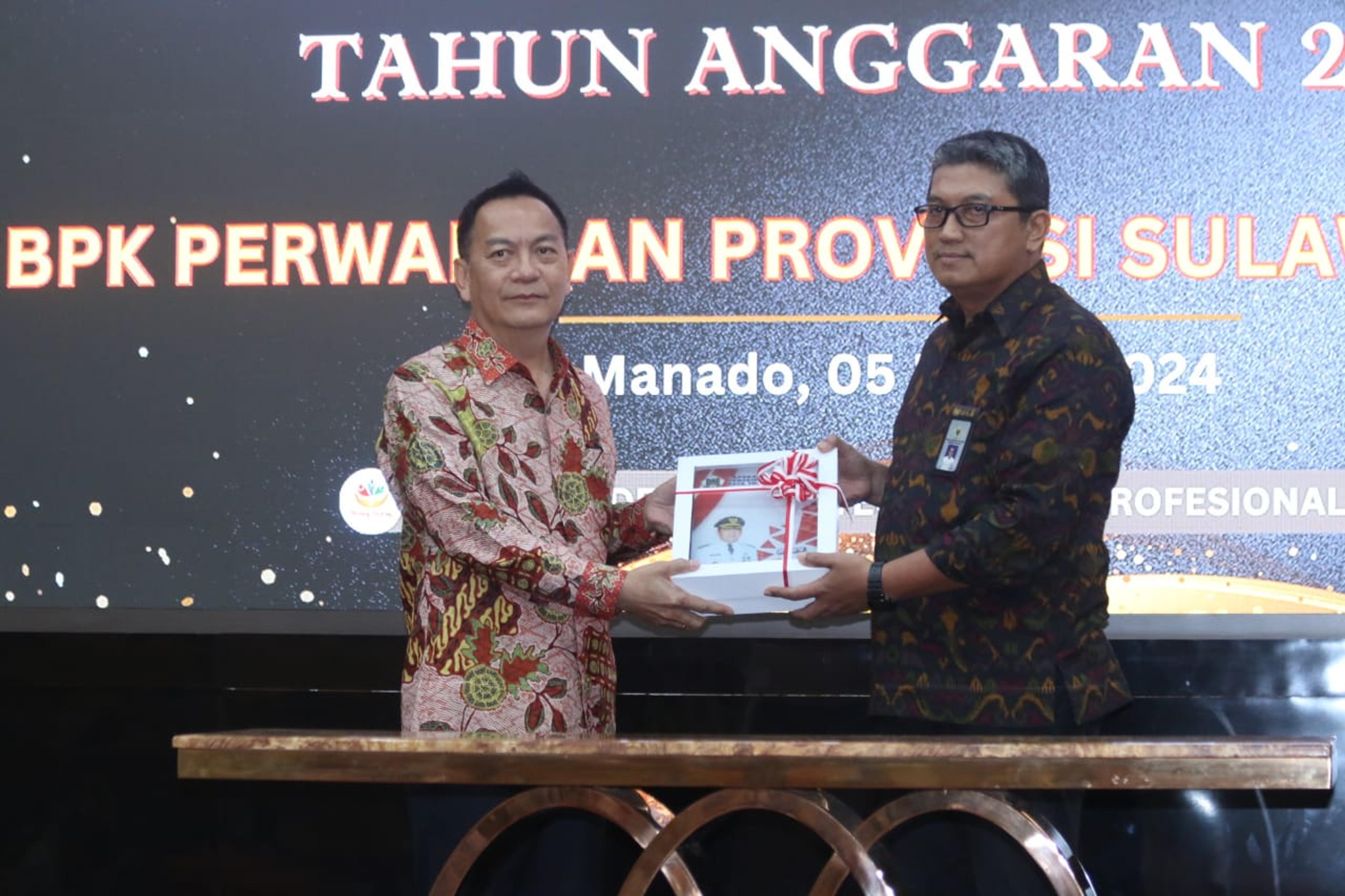 BPK Perwakilan Sulut Terima LKPD Unaudited Tahun Anggaran 2023