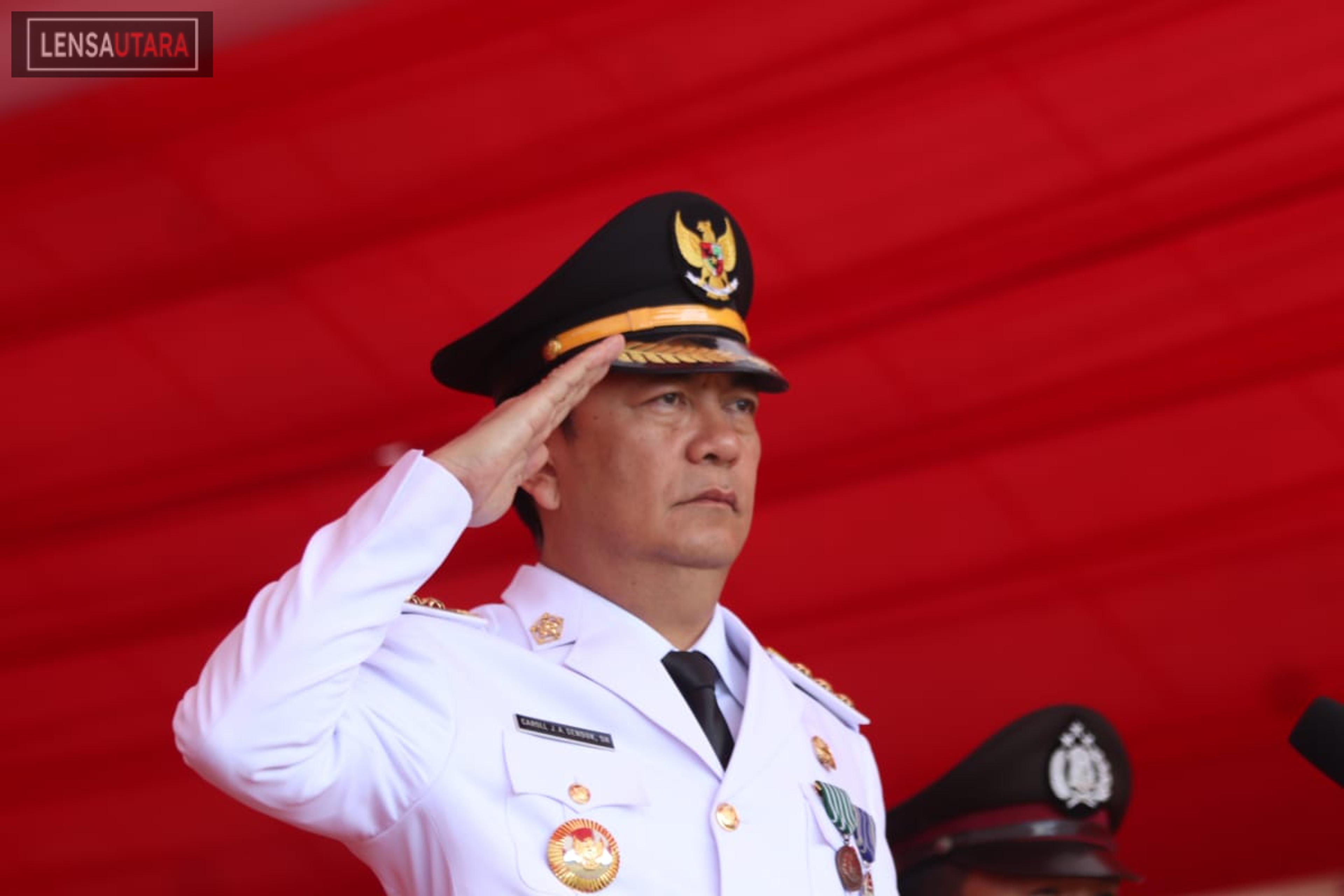 Walikota Caroll Senduk Sebagai Irup Peringatan HUT RI Ke-78