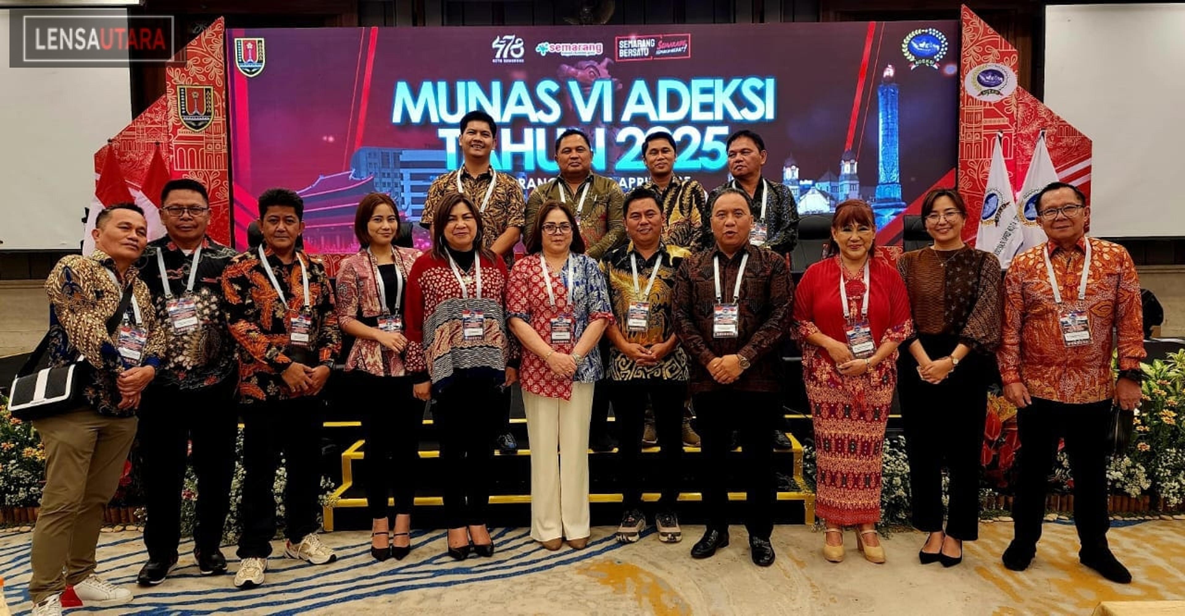 DPRD Kota Tomohon Ikut Munas VI Adeksi di Semarang