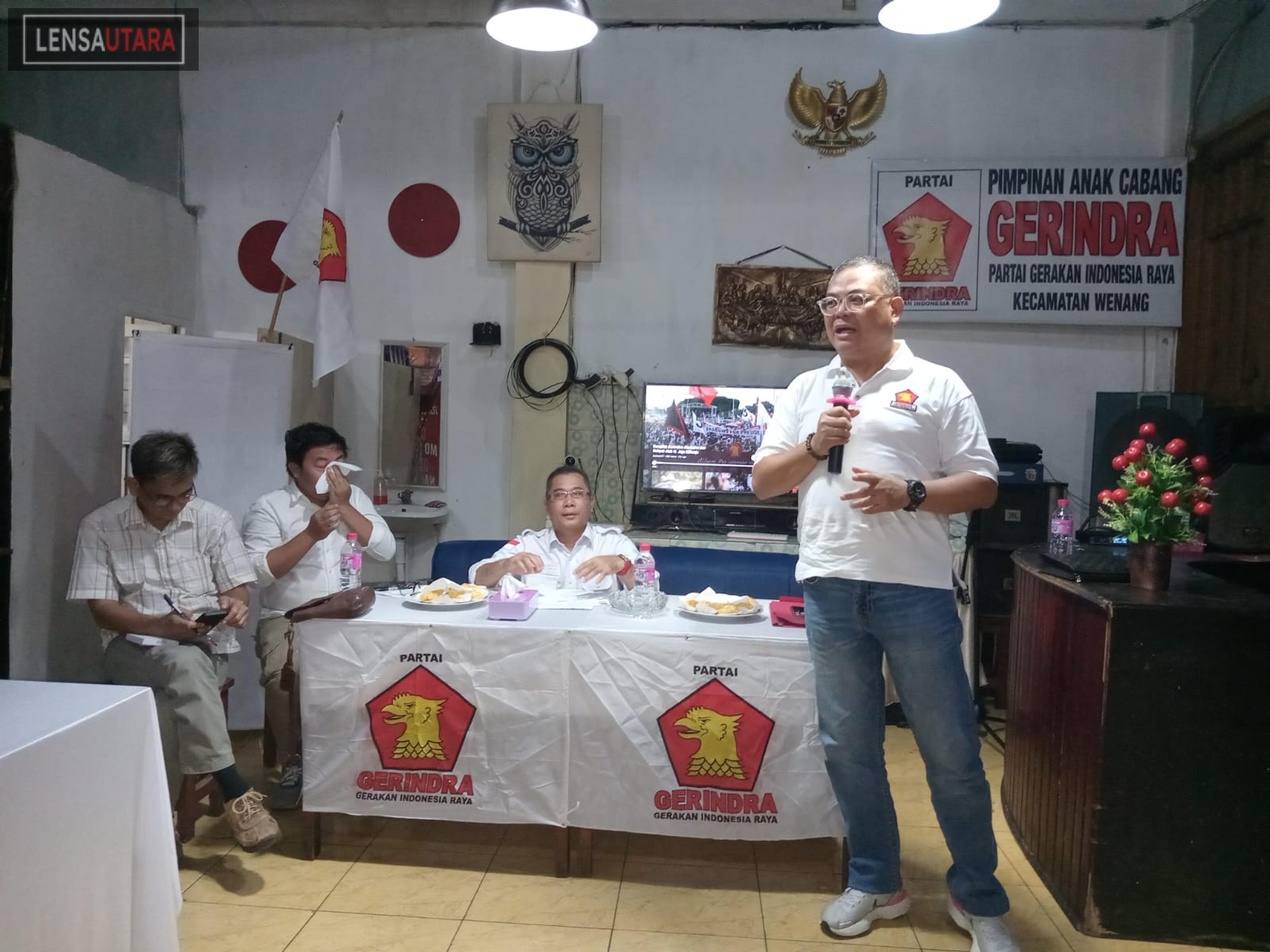 Gelar Konsolidasi Tingkat PAC, DPC Gerindra Manado Siap Bertarung