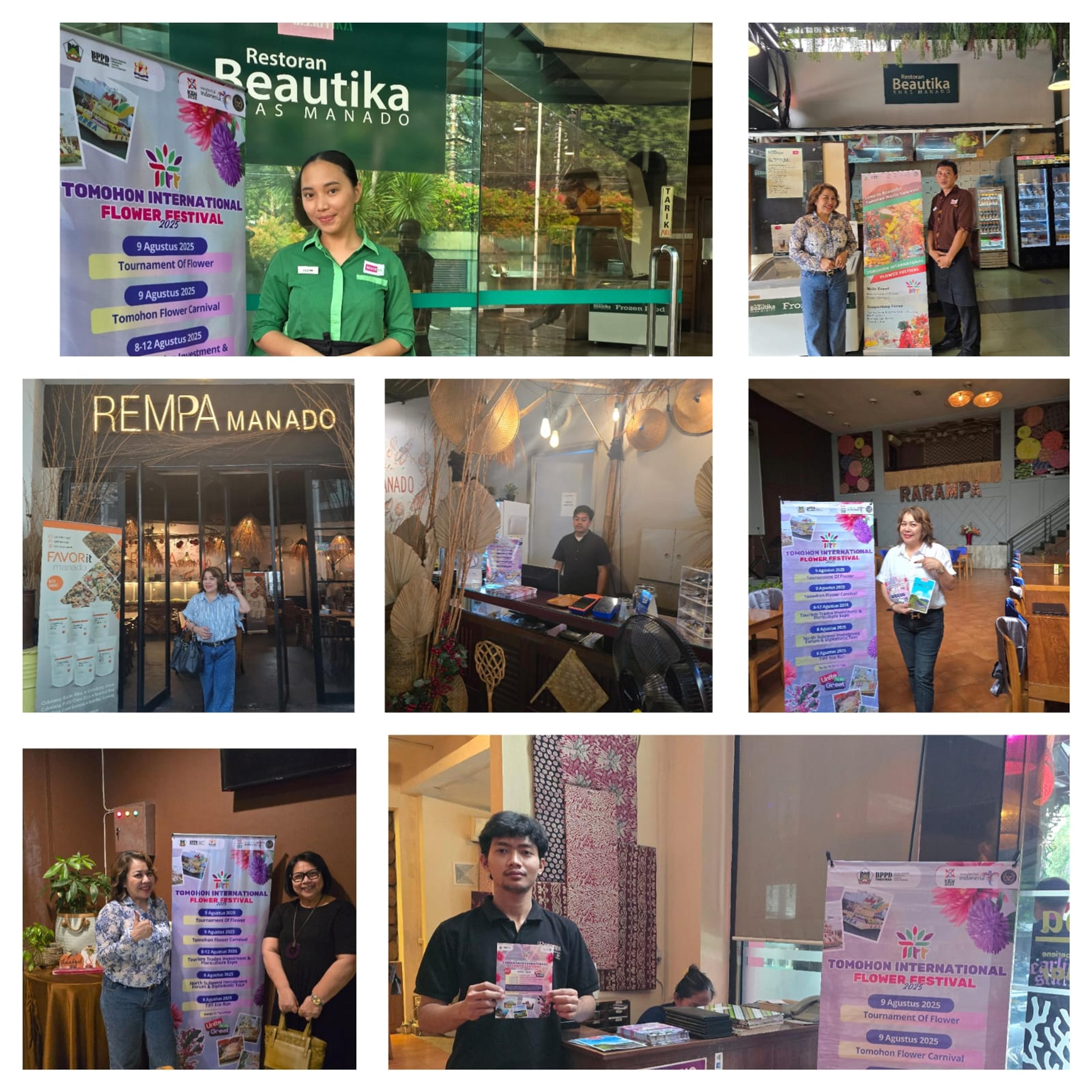 BPPD Tomohon Genjot Promosi TIFF 2025, Sasar Sejumlah Restoran Manado di Jakarta
