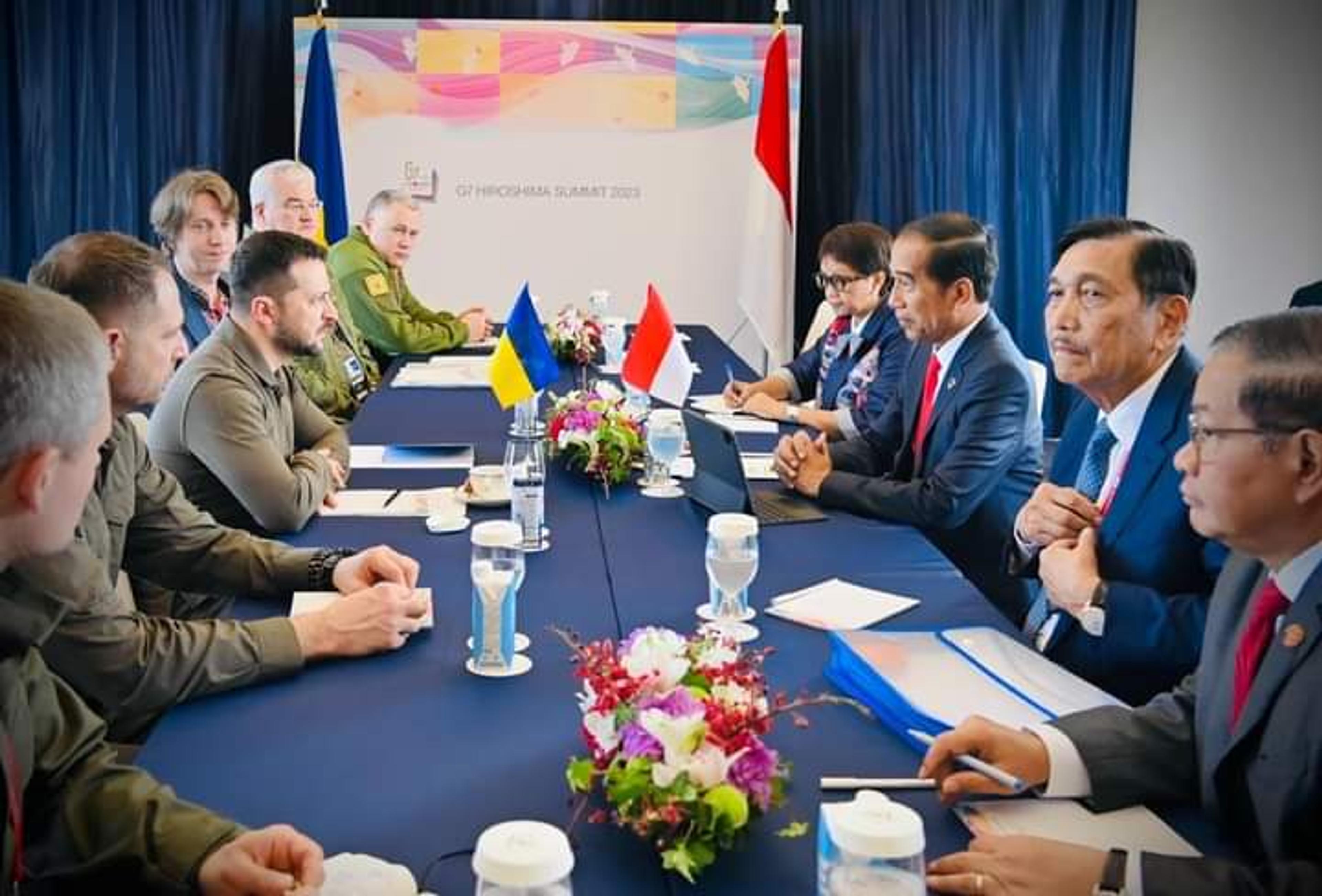 Jokowi Serukan Hentikan Perang di KTT G7