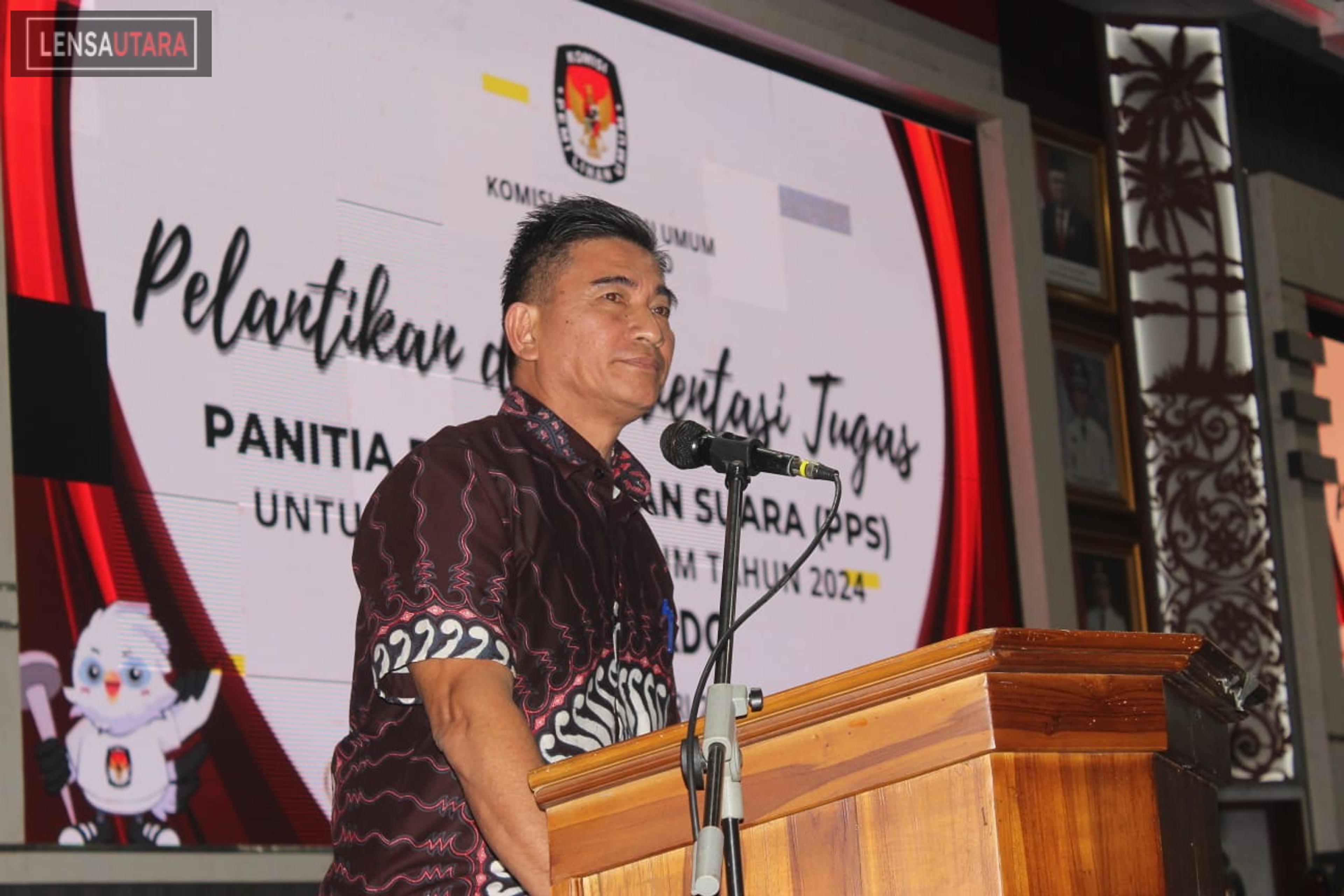 Lantik Panitia PPS Se – Kota Manado, Jusuf Wowor: Saya Percaya Semua Yang Hadir Ini, Bukan Titipan