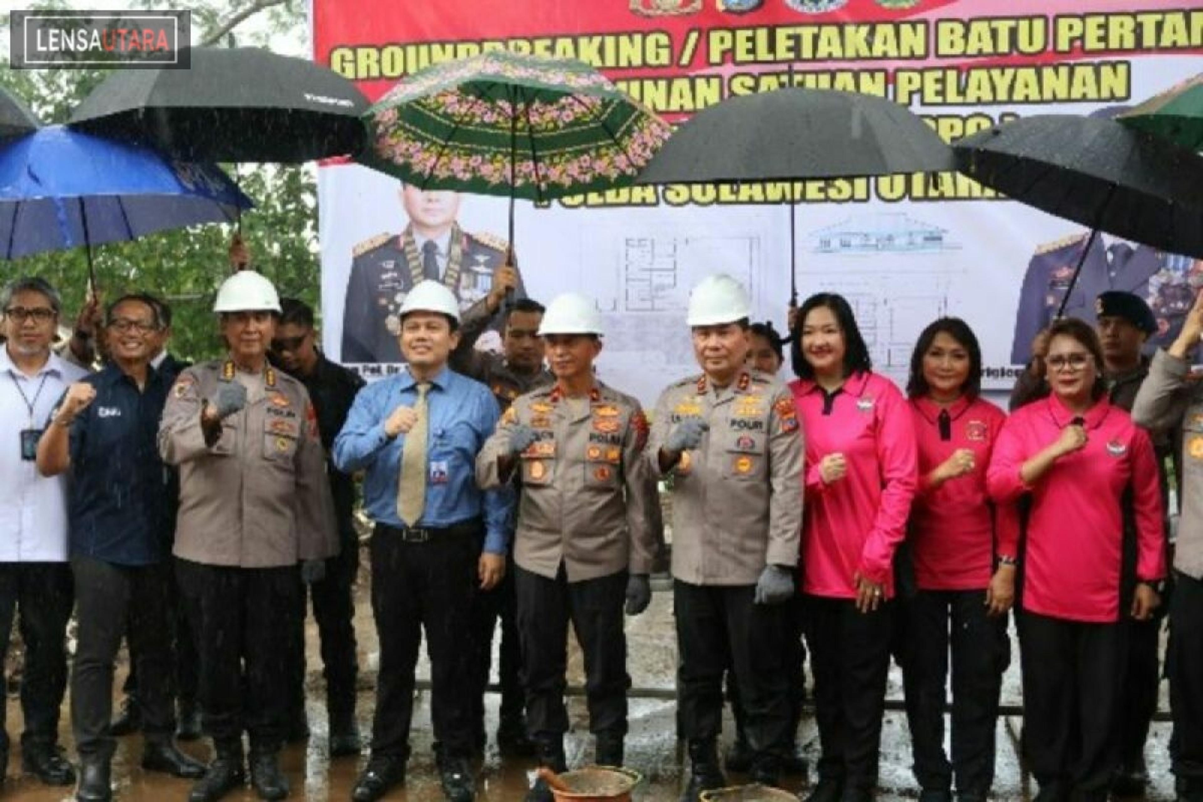 Kapolda Sulut Letakan Batu Pertama Pembangunan SPPG