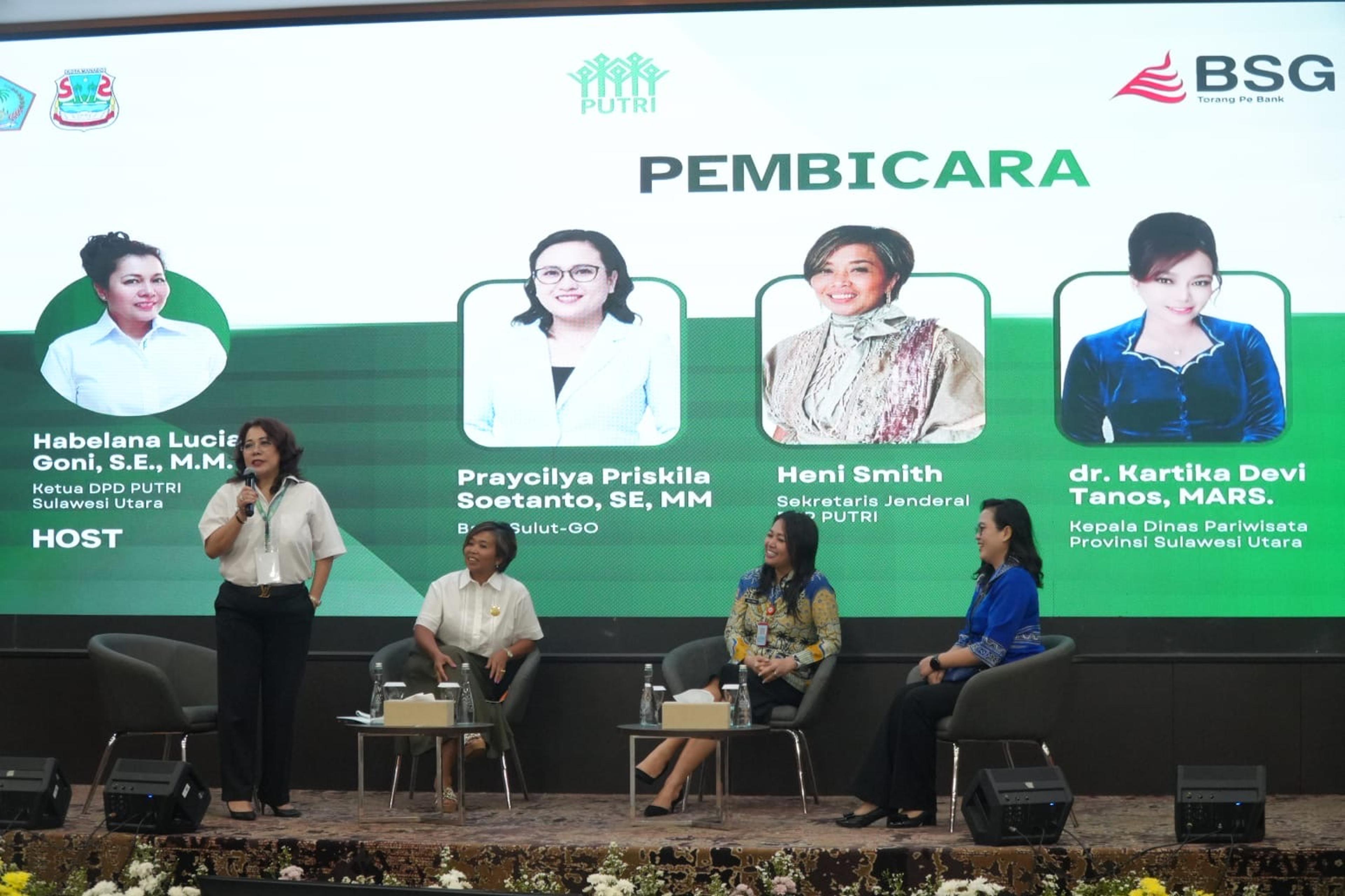 PUTRI Sulut Gelar Dialog "Destinasi Wisata Sulawesi Utara Bertahan dan Bertumbuh di Era Efisiensi”