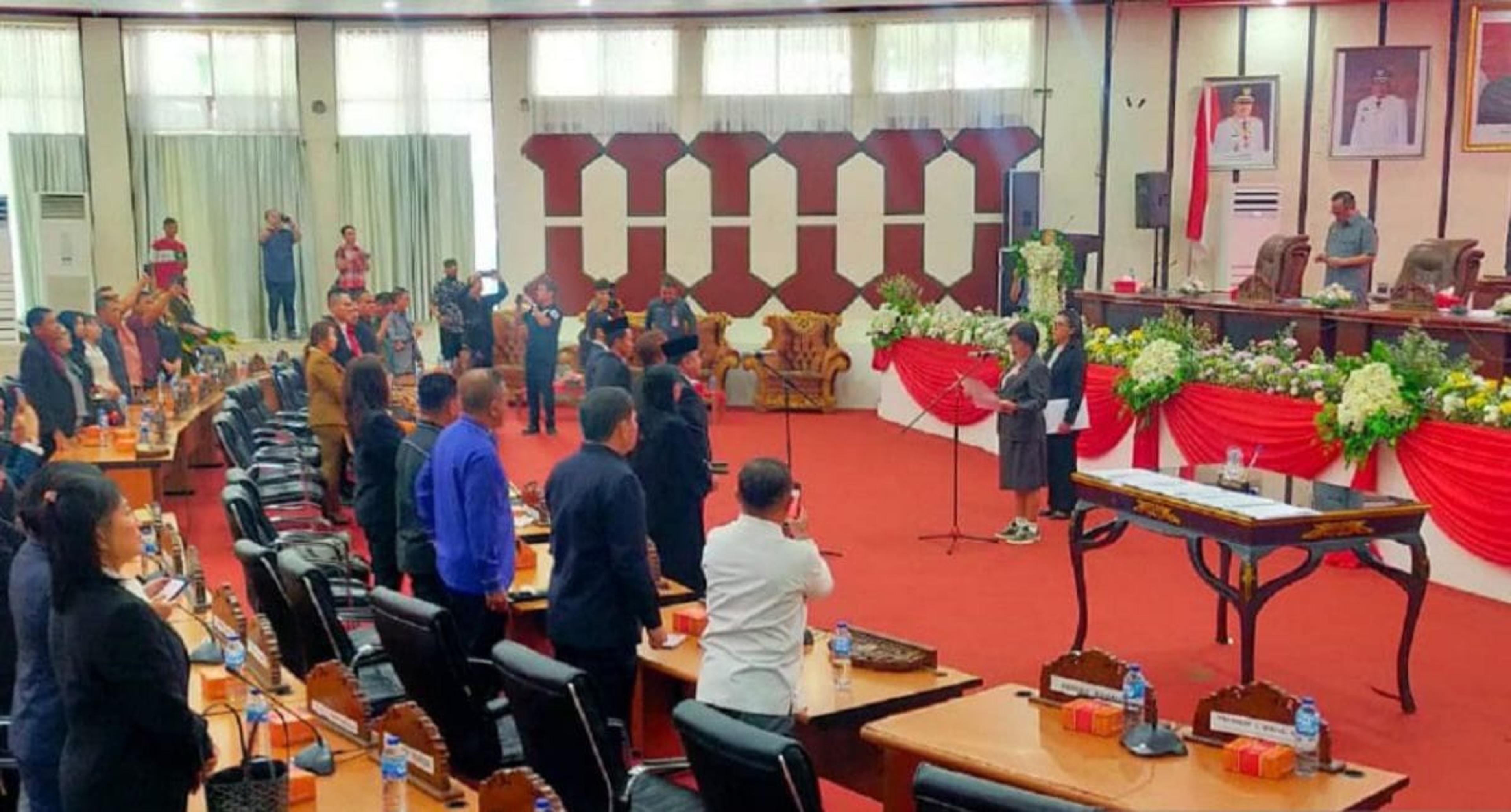 Empat legislator Baru Resmi Masuk DPRD Manado