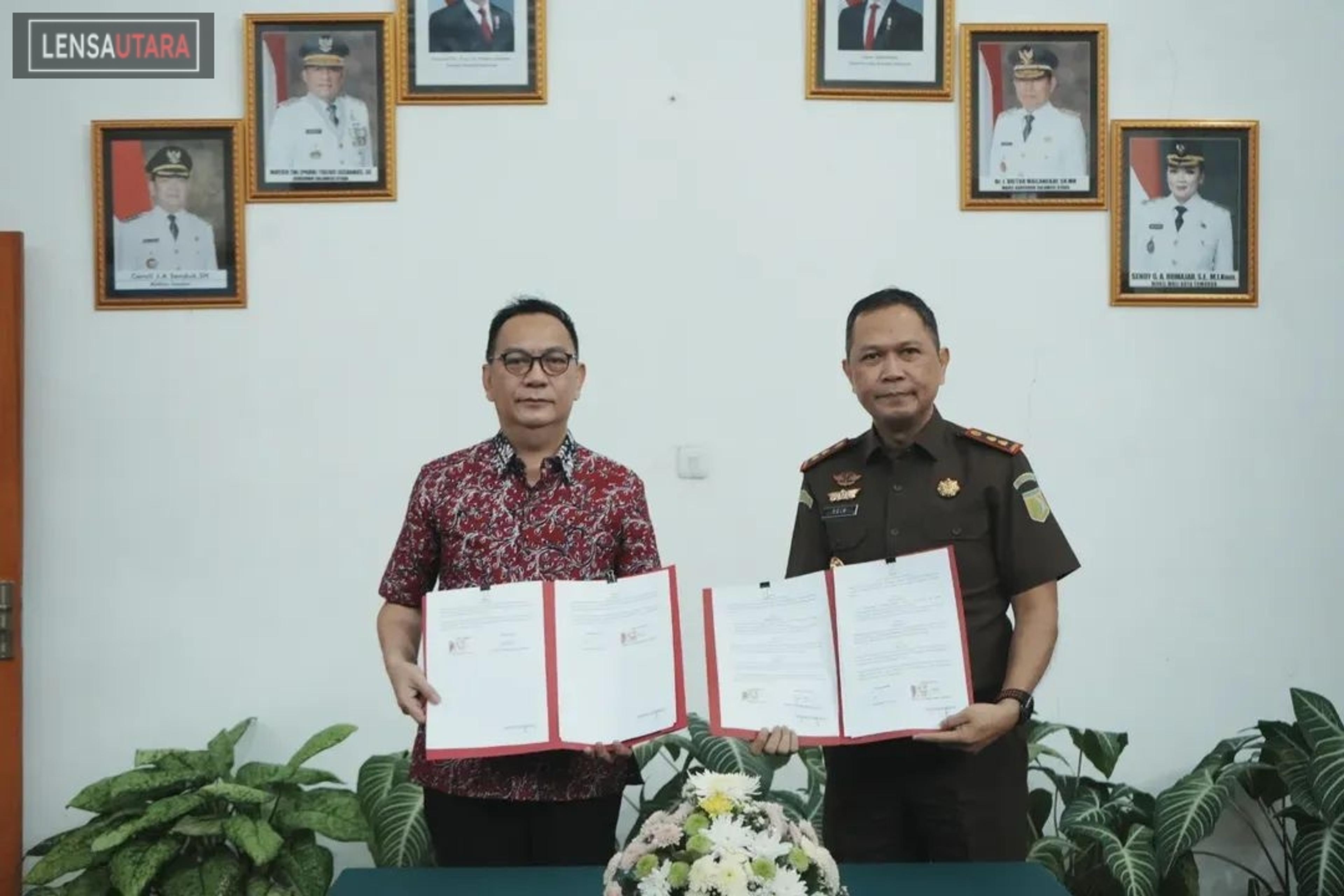 Pemkot Tomohon dan Kejaksaan Negeri Teken Nota Kesepakatan Keadilan Restoratif