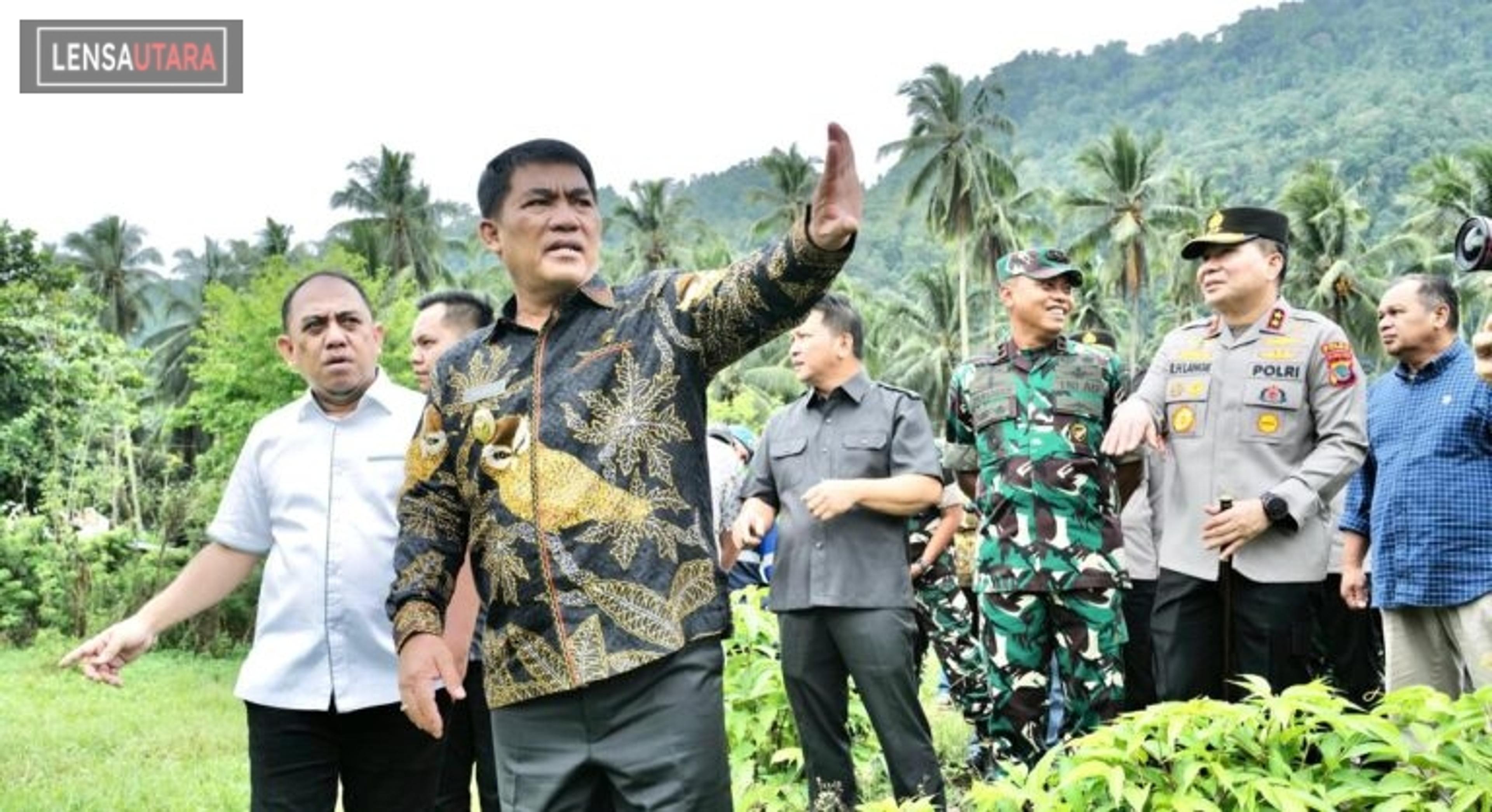 Gubernur Sulut Yulius Selvanus Tinjau Areal Universitas Islam di Bolmong