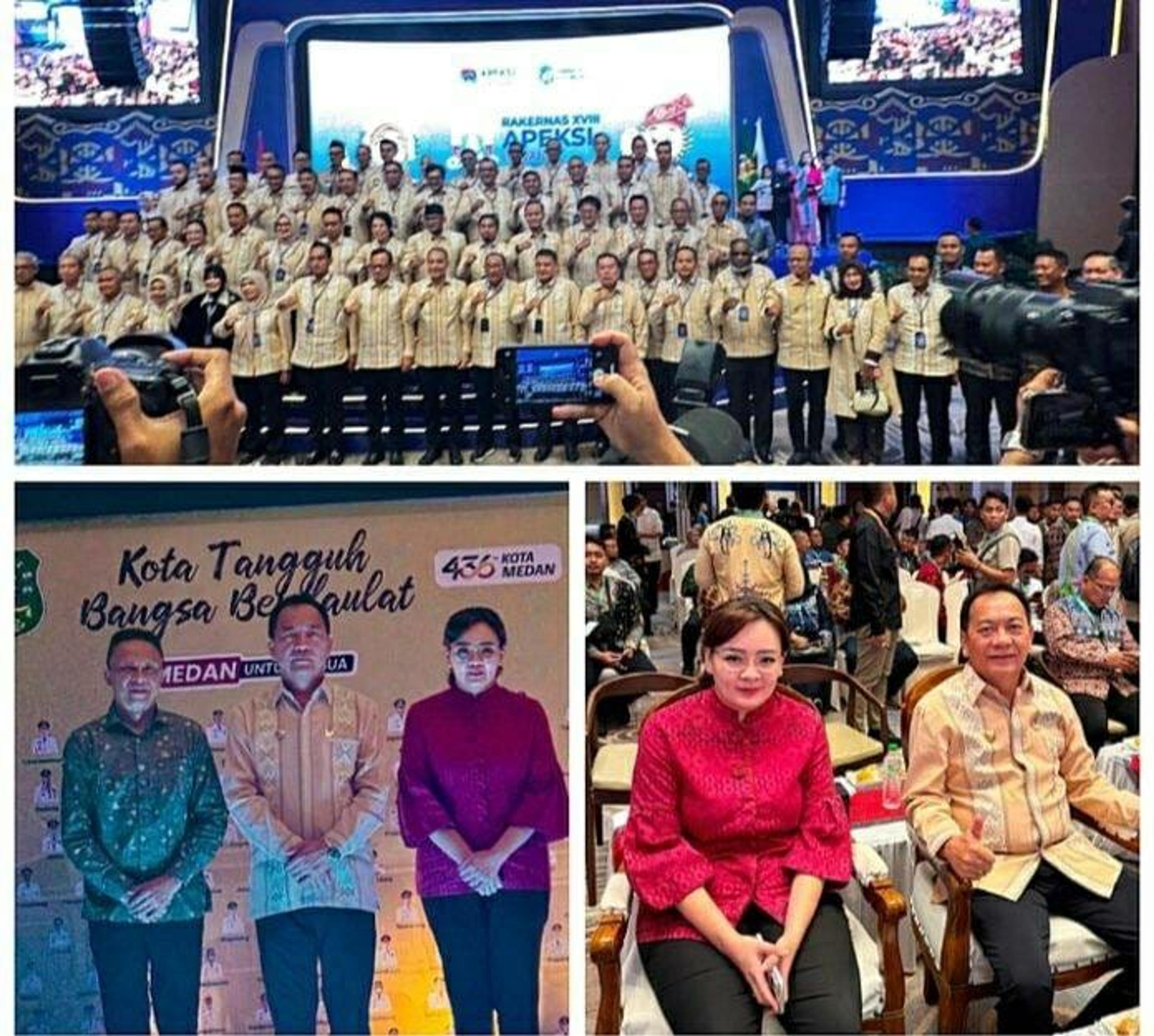 Ikut Rakernas XVIII APEKSI, Wali Kota Tomohon Jalin Sinergi dan Kerjasama