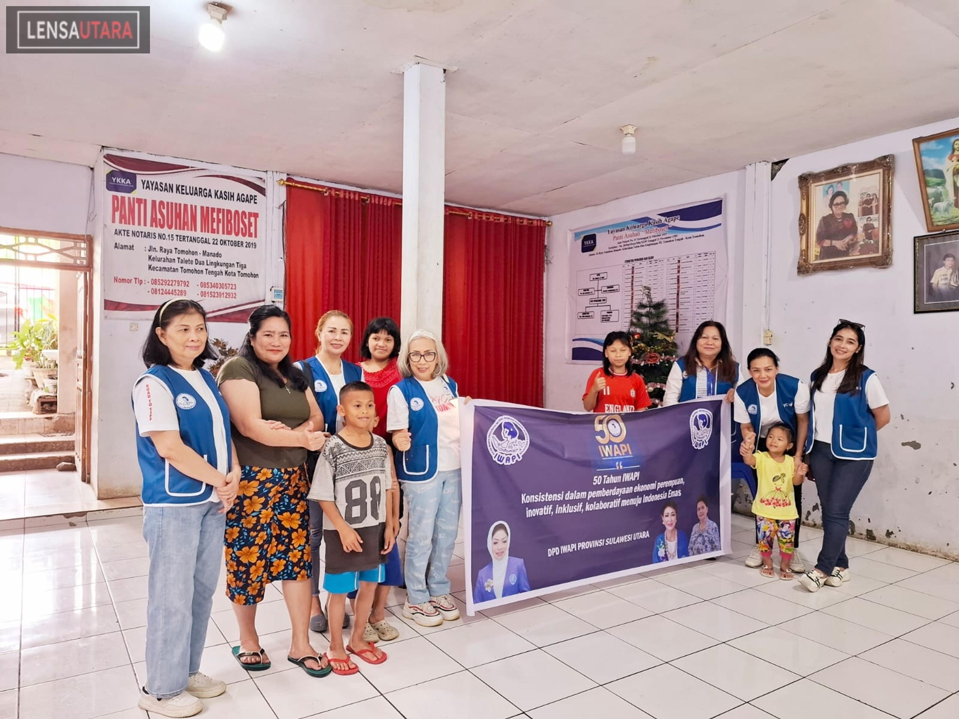 IWAPI Tomohon Rayakan HUT IWAPI ke-50 dengan Berbagi Makanan Bergizi Gratis
