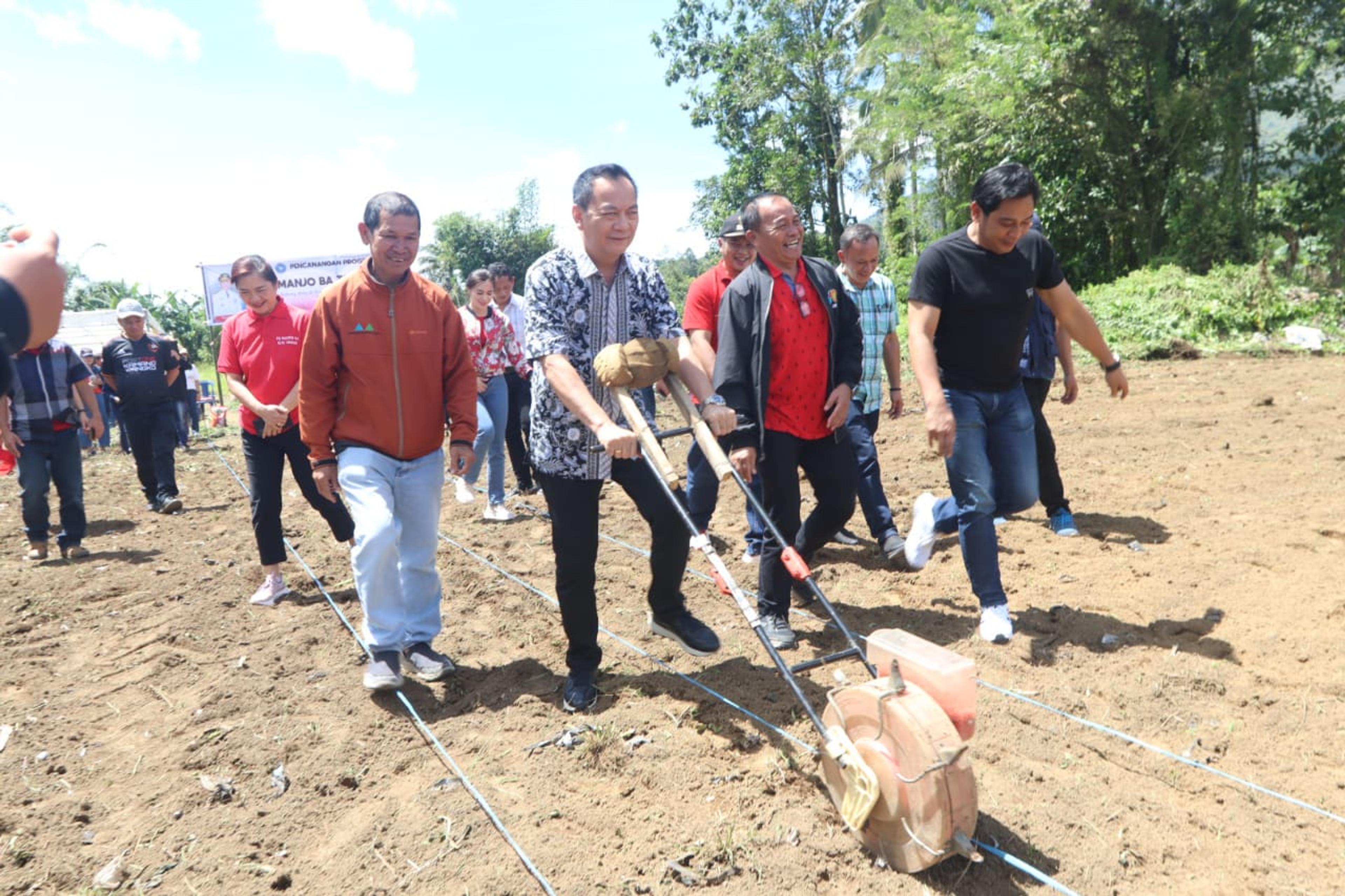 Upaya Atasi Krisis Pangan, Senduk Canangkan Program Manjo Ba Tanam