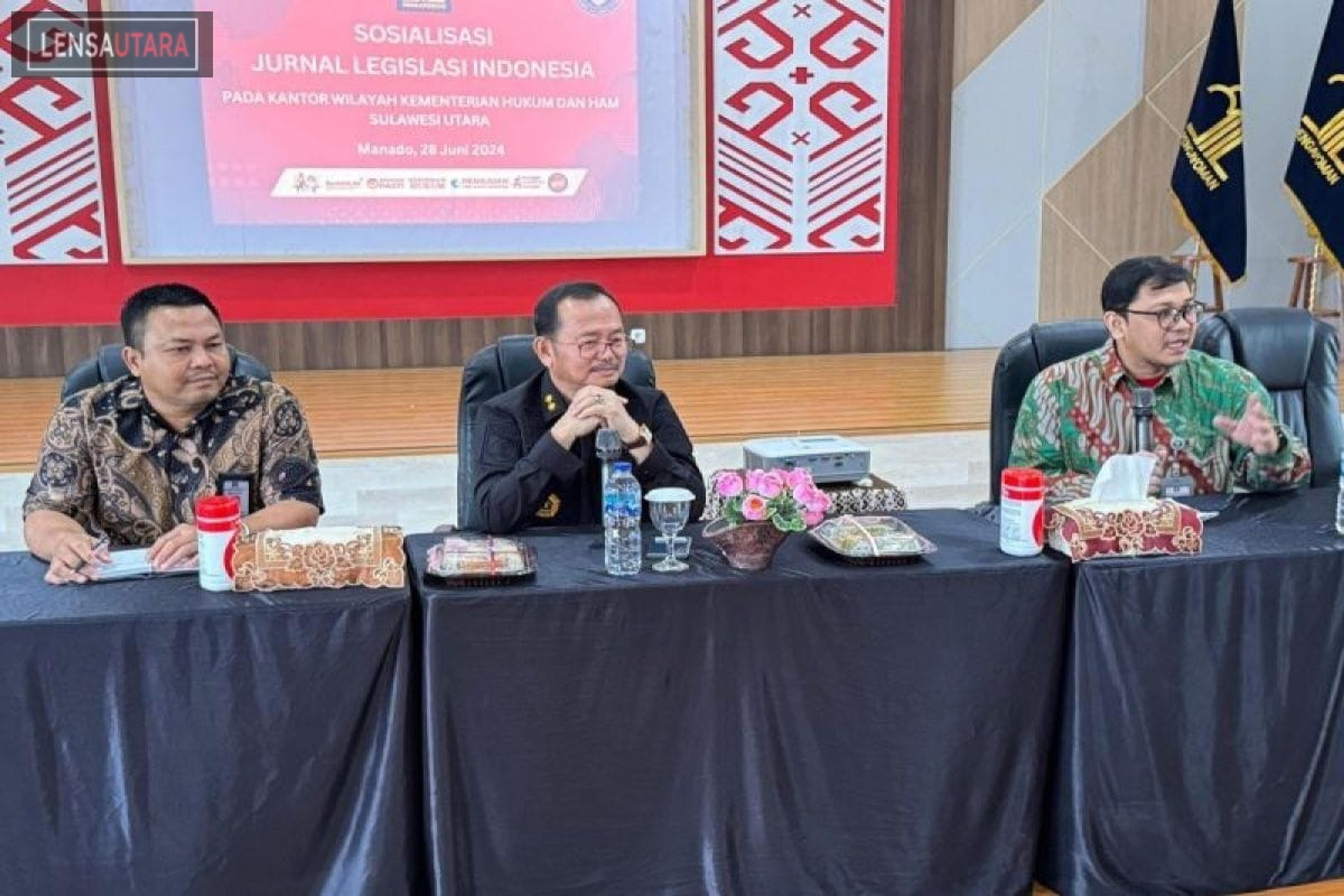 Kemenkumham RI Sosialisasikan e-Jurnal Legislasi Indonesia di Sulut