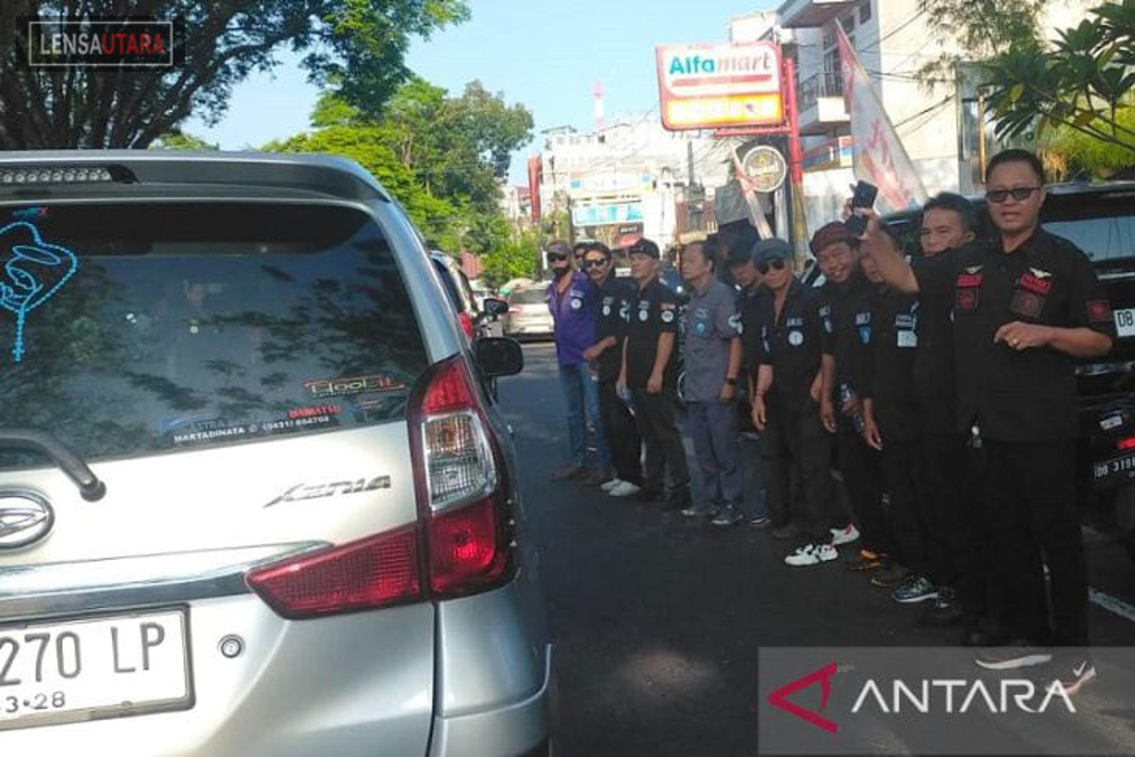 Panji Yosua Sentrum Manado Amankan Salat Idul Fitri