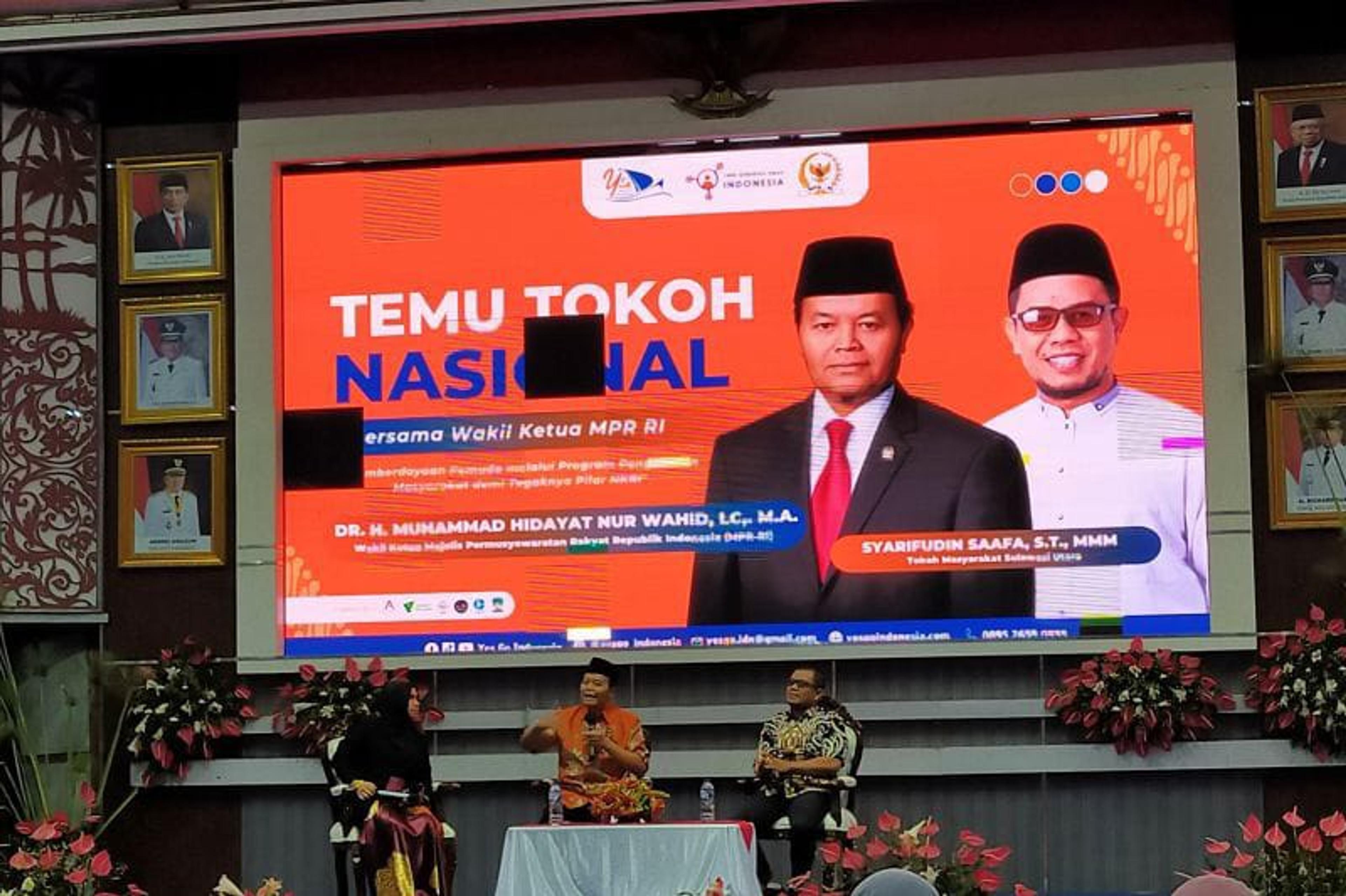 Wakil Ketua MPR-RI Jadi Pembicara Temu Tokoh Nasional di Manado