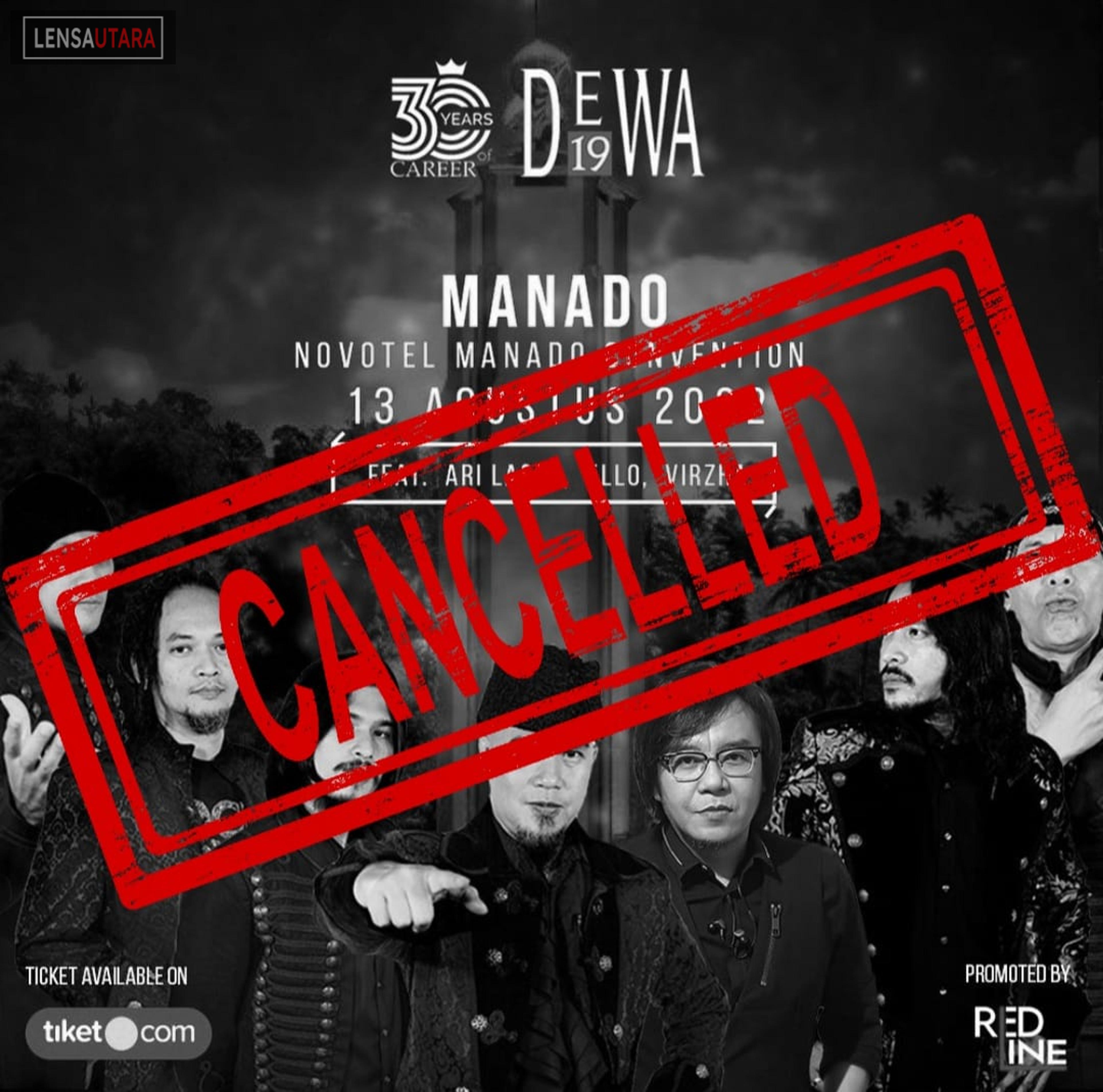 Dewa 19 Batal Konser di Manado