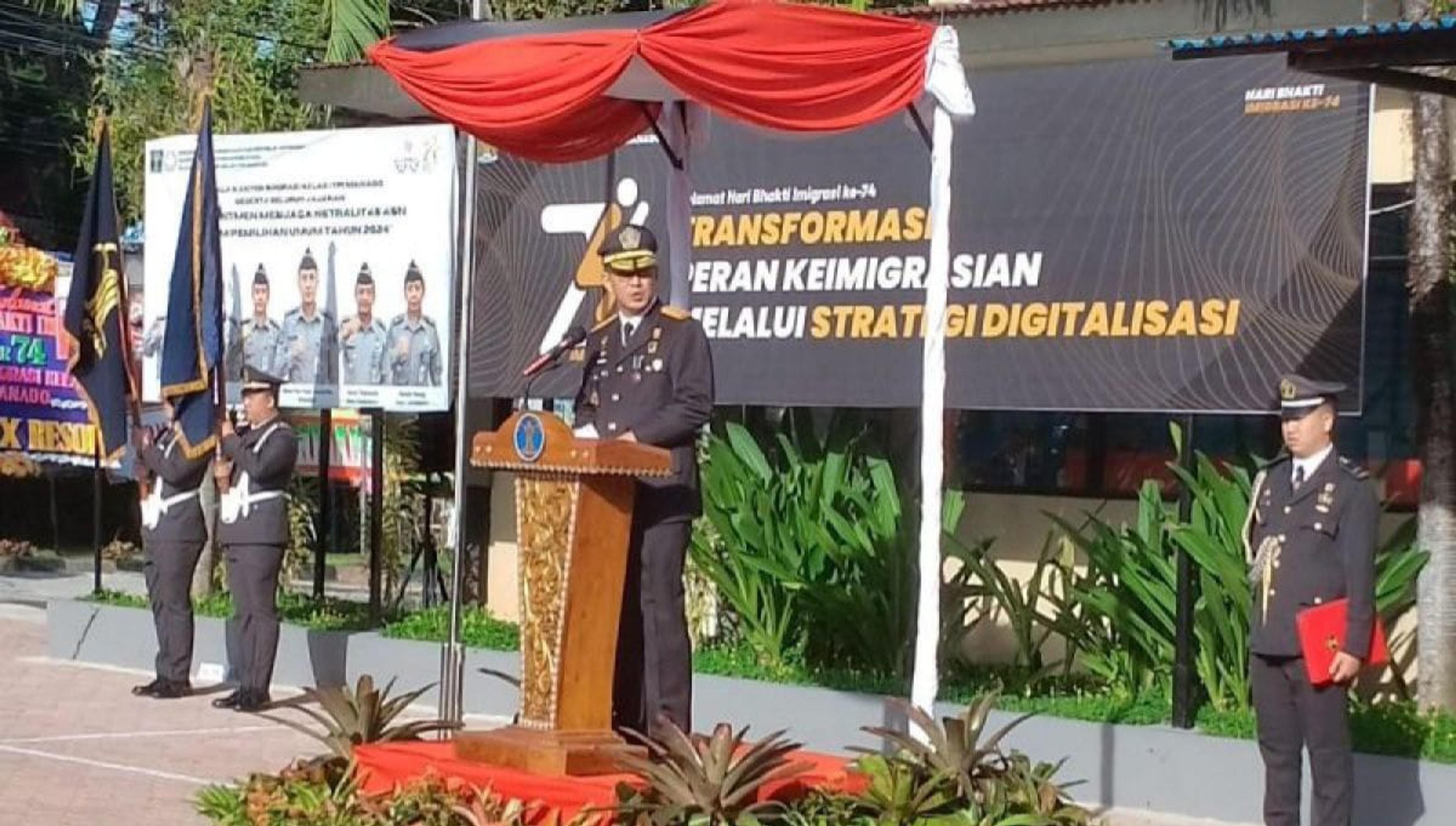 Kemenkumham Sulut Terus Tingkatkan Pelayanan Keimigrasian