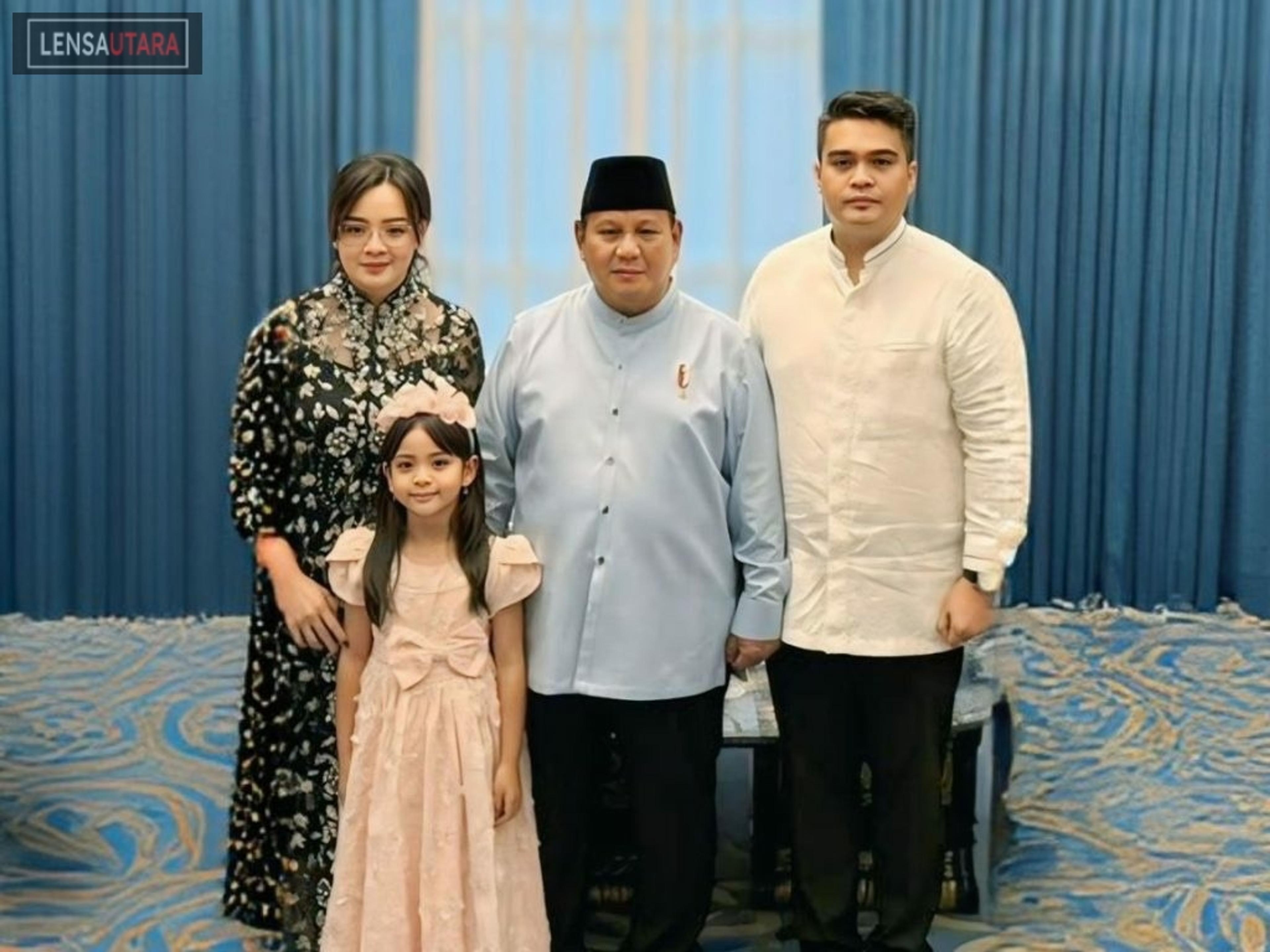 Presiden Prabowo Subianto Open House Idul Fitri, Wawali Sendy Rumajar Hadir Bersama Suami