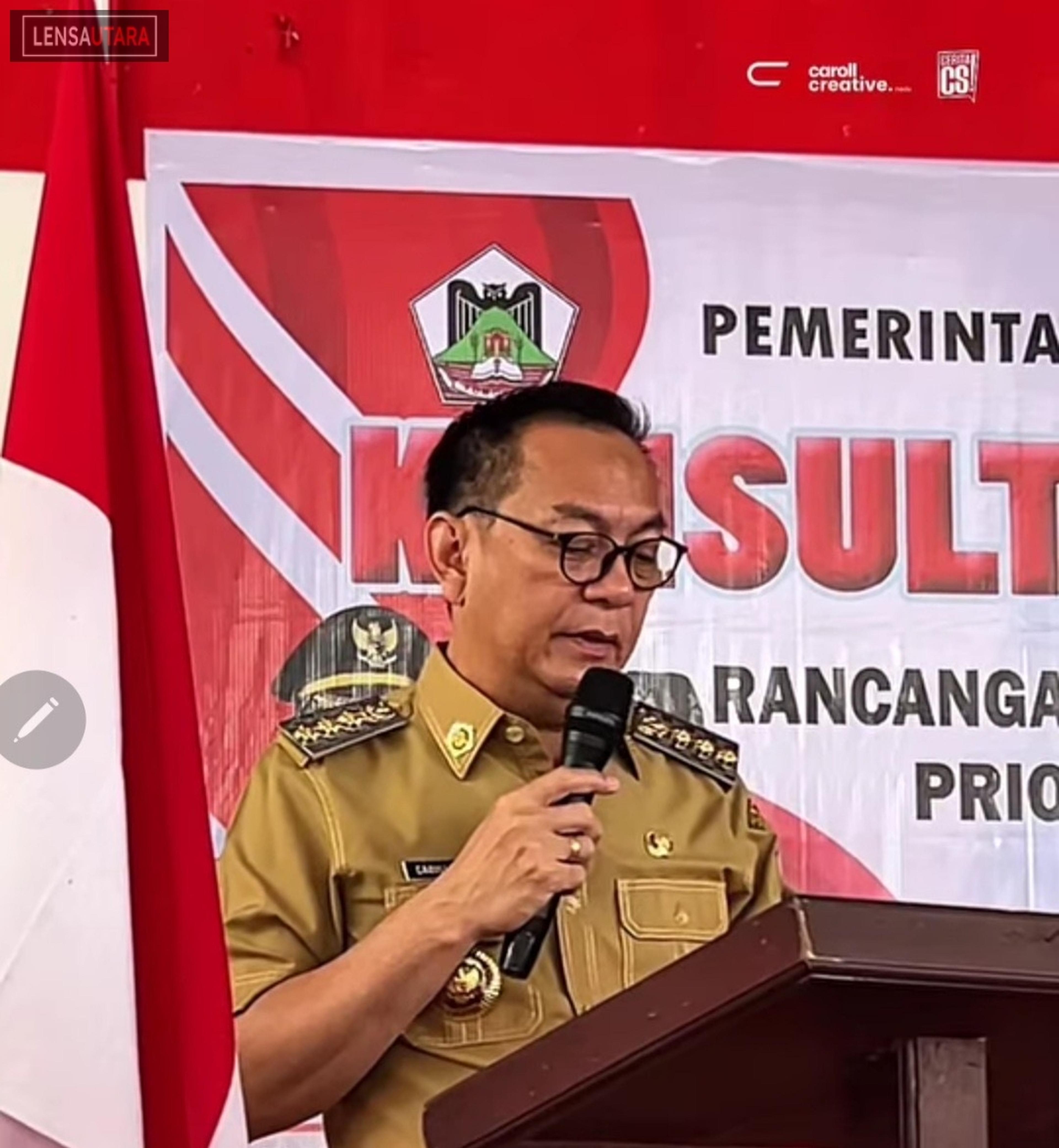 Caroll di Konsultasi KUA PPAS: TKD Dipangkas Pemkot Tomohon Terapkan Prinsip Money Follows Program