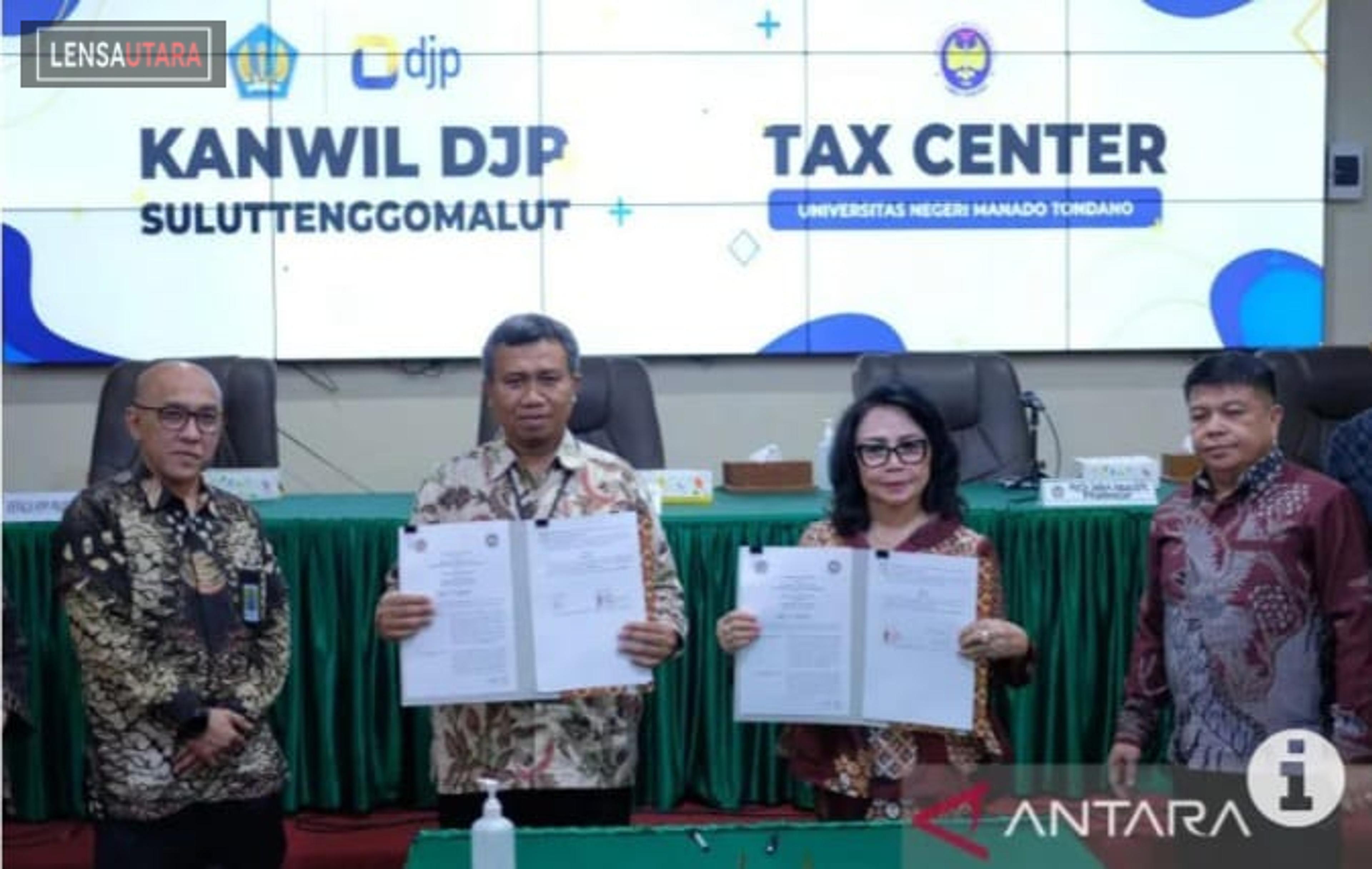 DJP Suluttenggomalut Buka Tax Center di Unima