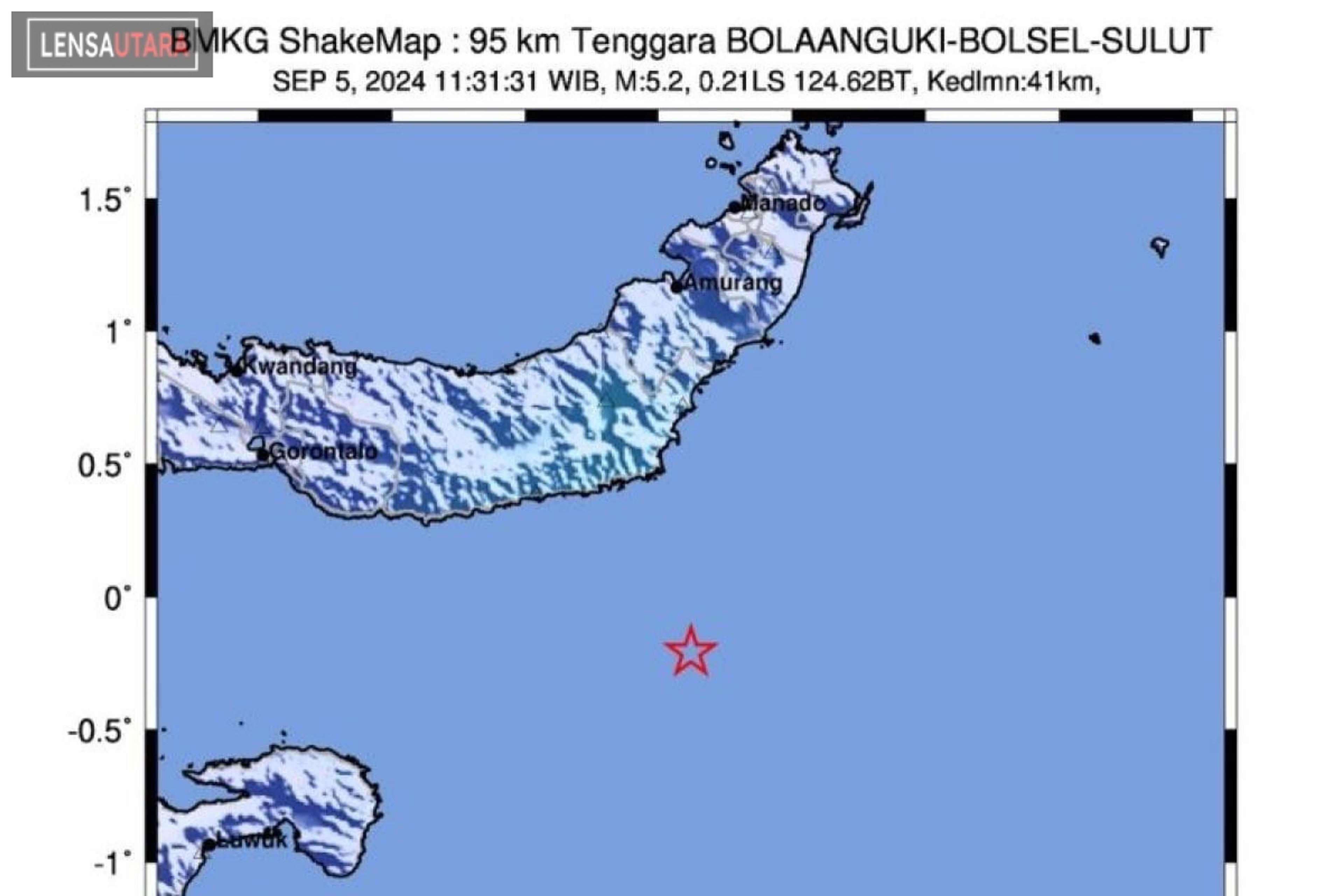 BMKG: Gempa Tenggara Bolaanguki Sulut Akibat Subduksi Lempeng Sangihe