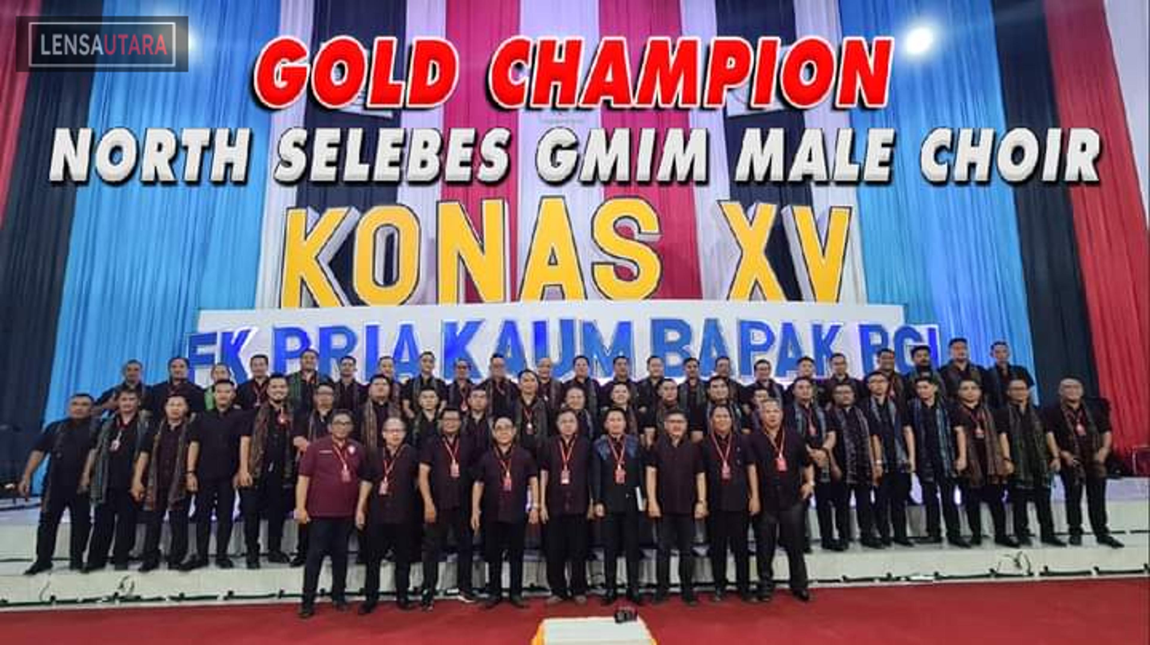Paduan Suara Pria Kaum Bapak GMIM Raih Juara 1 di Konas XV PKB PGI di Kupang