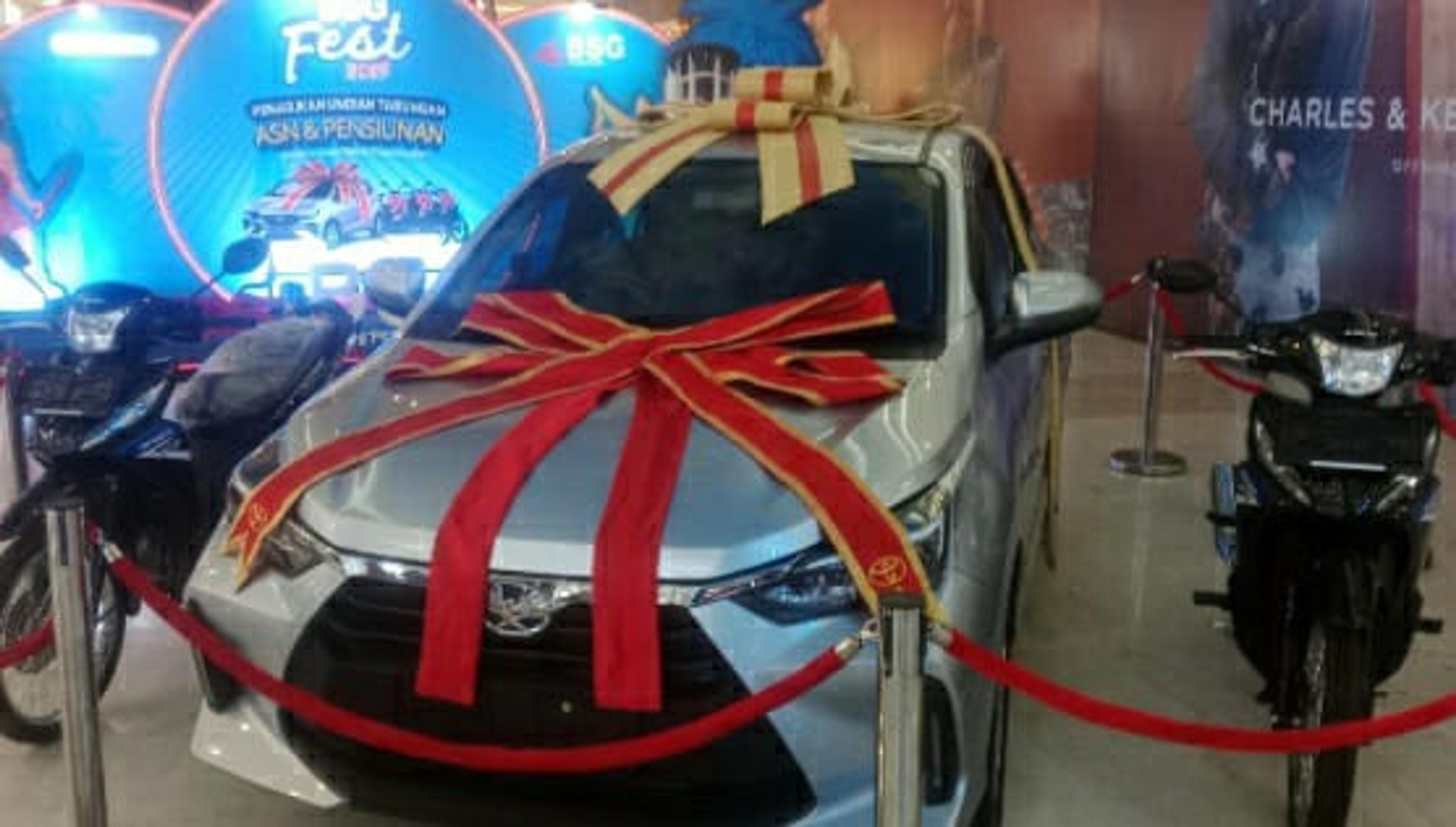 Penarikan Undian Tabungan ASN dan Pensiunan digelar pada acara BSG (Bank SulutGo) Fest yang diadakan di Atrium Mantos 3 Manado. (Ist)