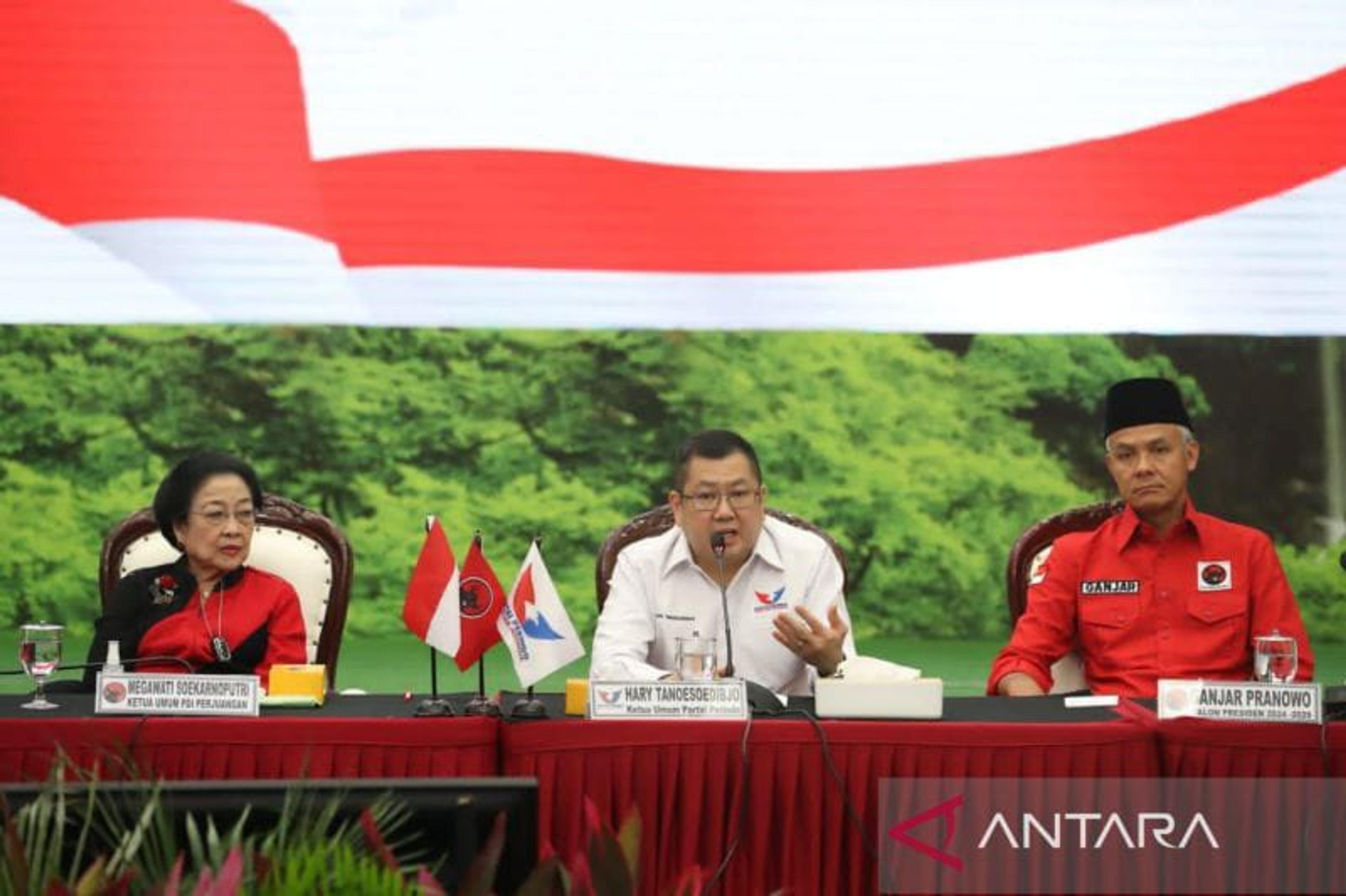 Kunjungi Kantor DPP PDIP, Perindo Dukung Ganjar Pranowo di 2024