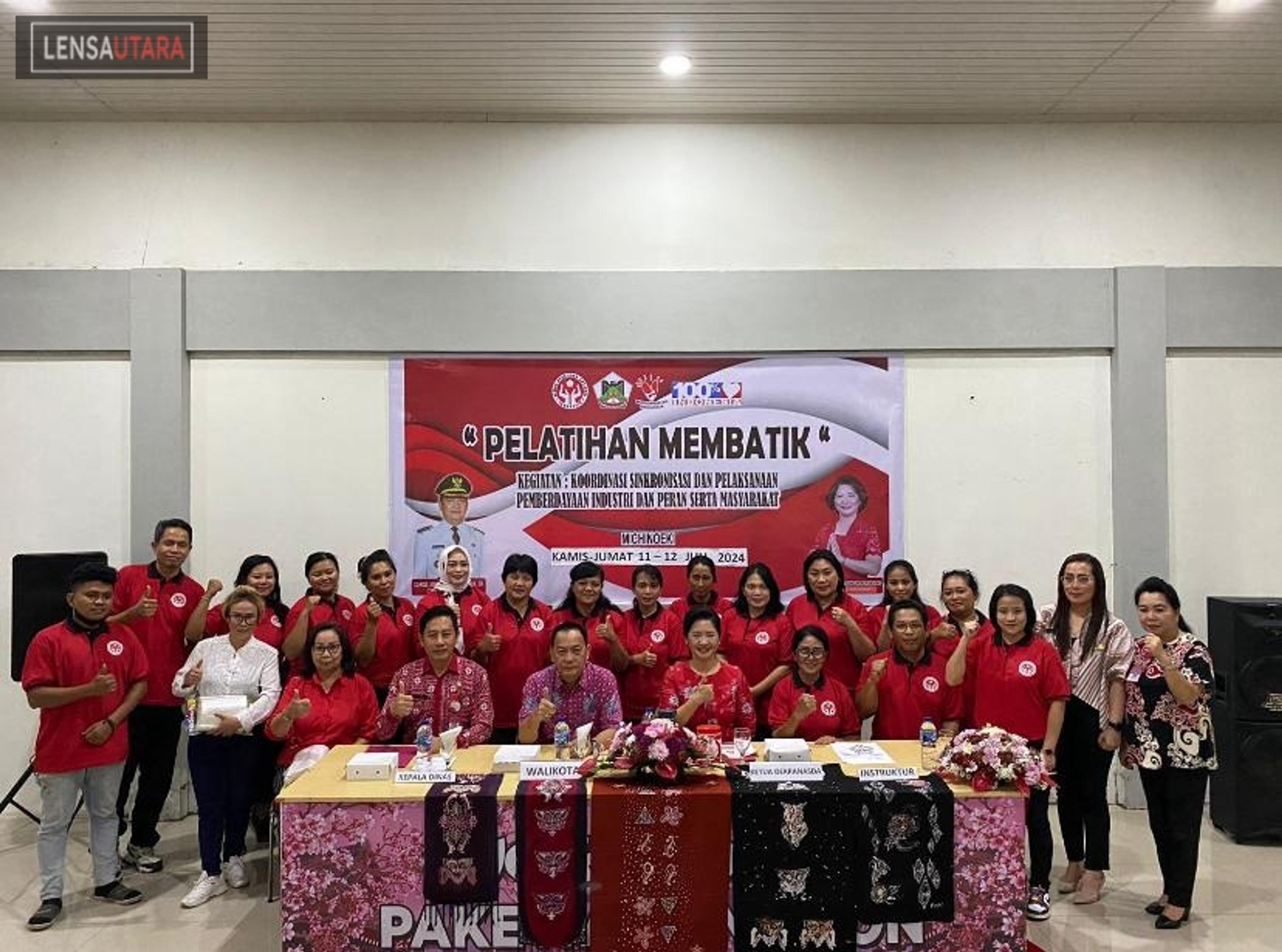 Hadiri Pelatihan Membatik, Walikota CS Yakin Bantu Ekomoni Kedepan