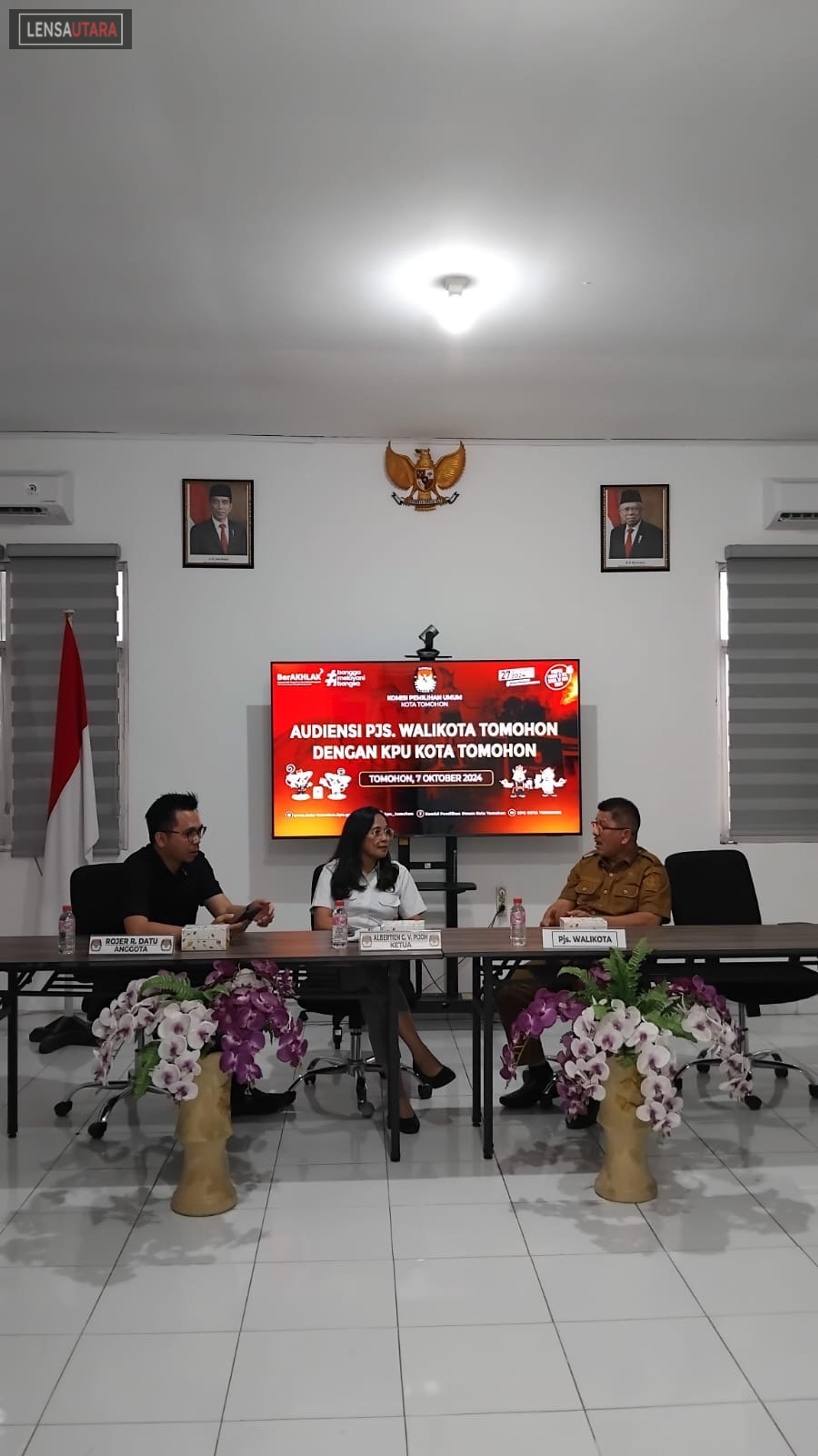 Pjs Walikota Tomohon Lakukan Koordinasi Dengan KPU Tomohon