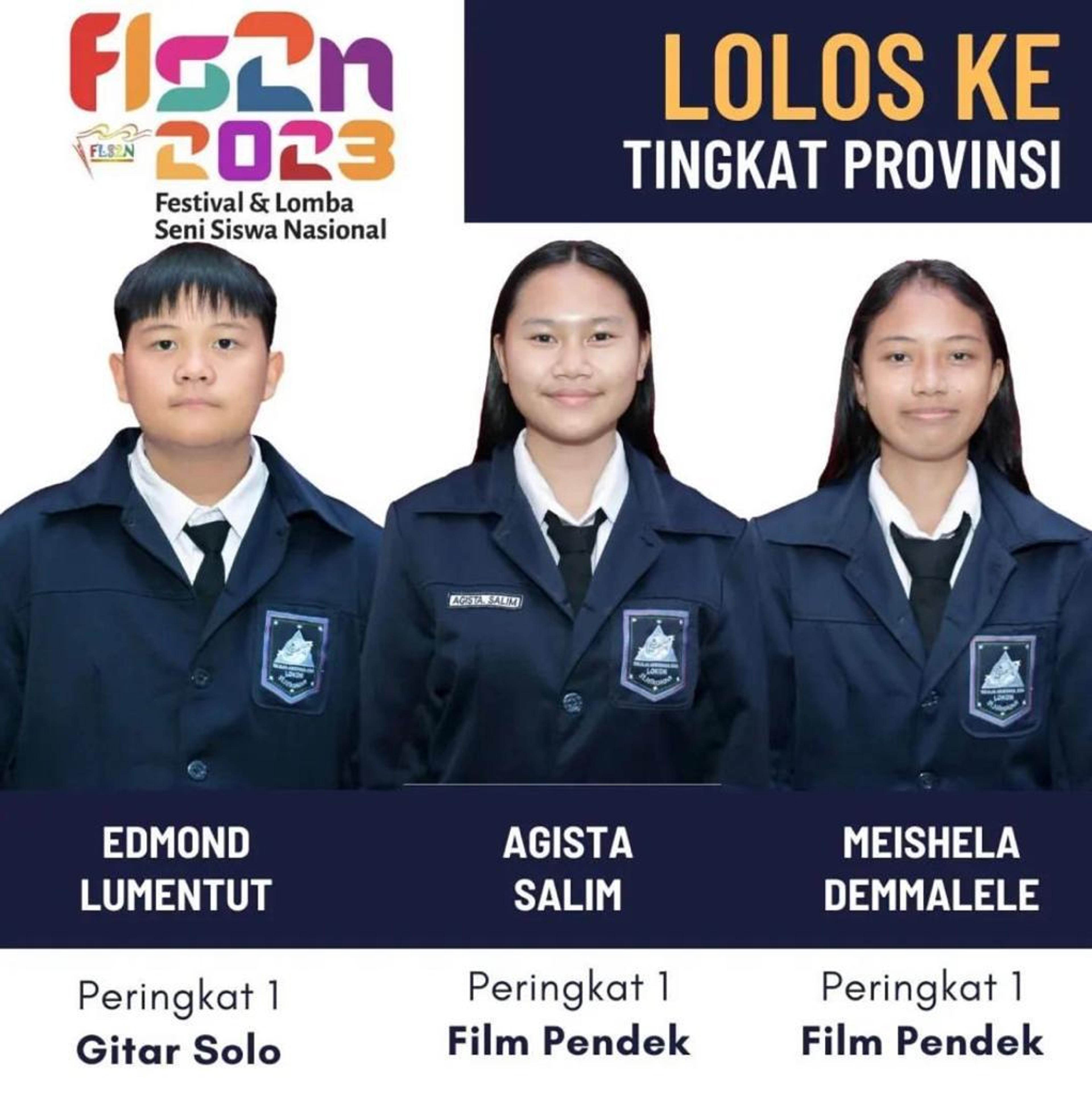 HEBAT, Edmond Lumentut Raih Peringkat 1 Gitar Solo FLS2N 2023