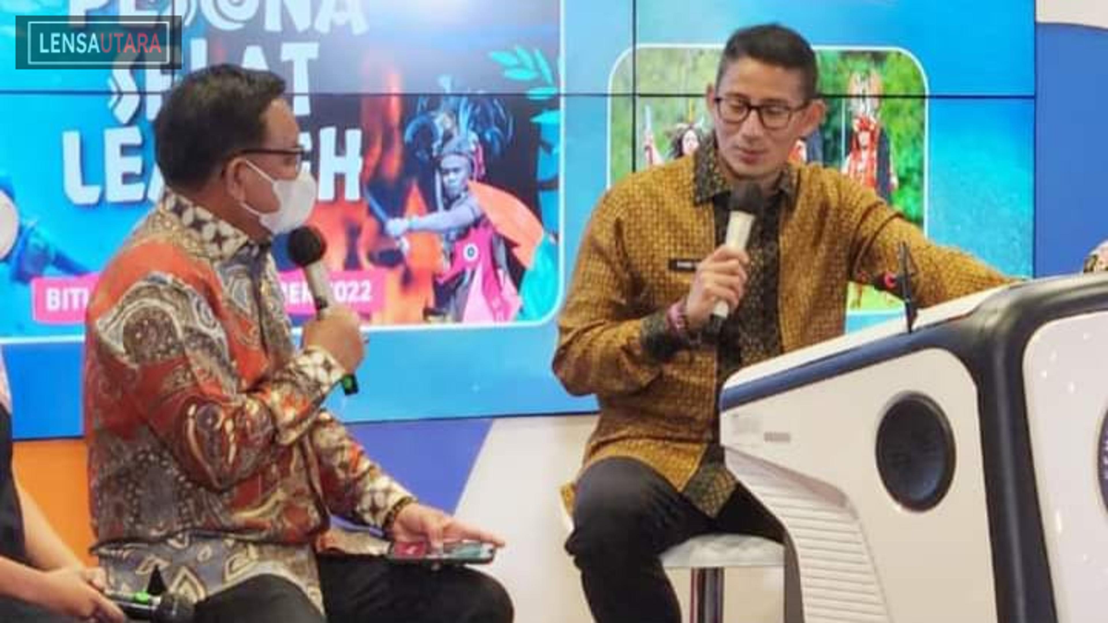 Walikota Bitung Presentasikan Festival Pesona Pulau Lembeh ke Menteri Sandiaga Uno