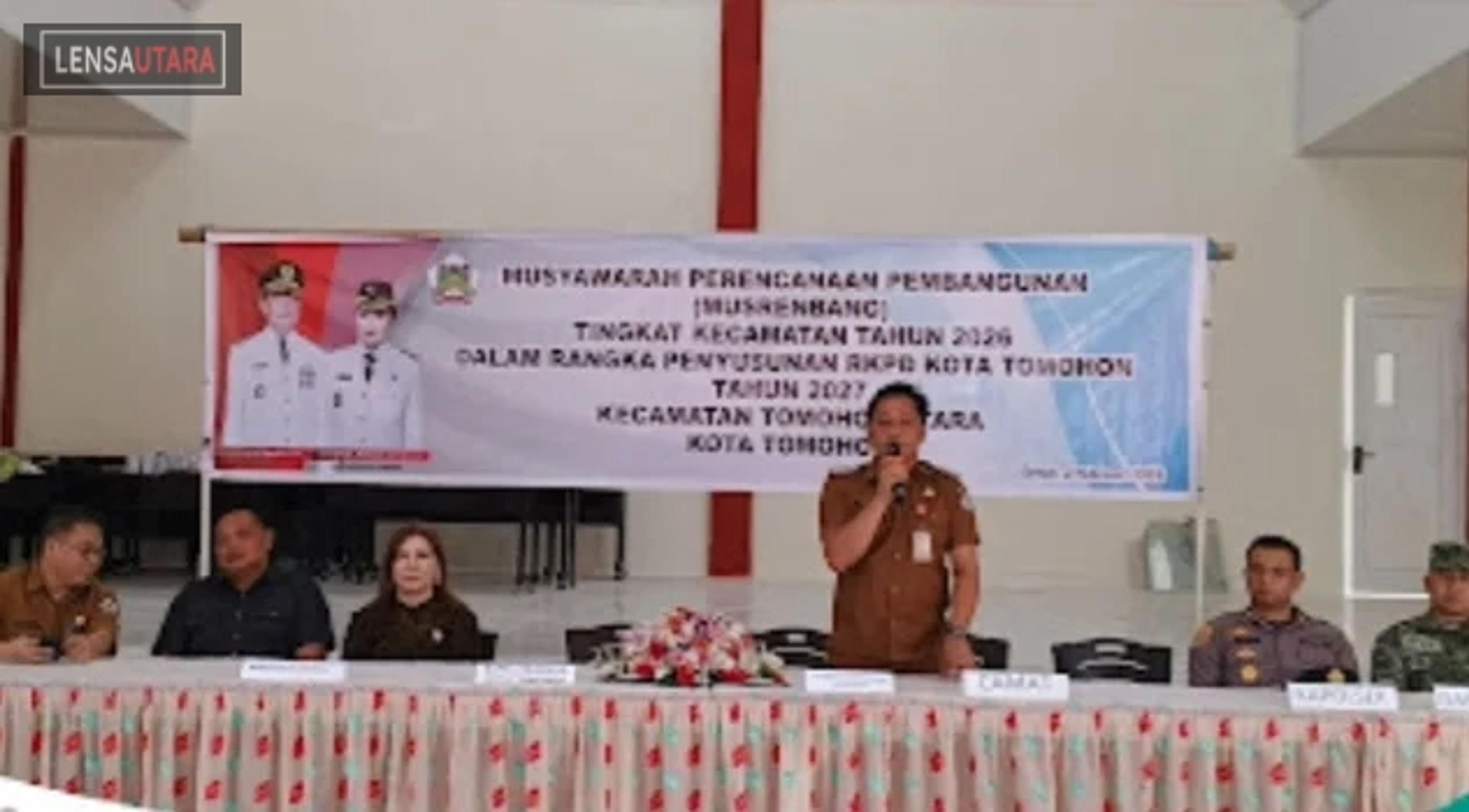 Musrenbang Tomohon Utara Serap Aspirasi Warga untuk Pembangunan 2027