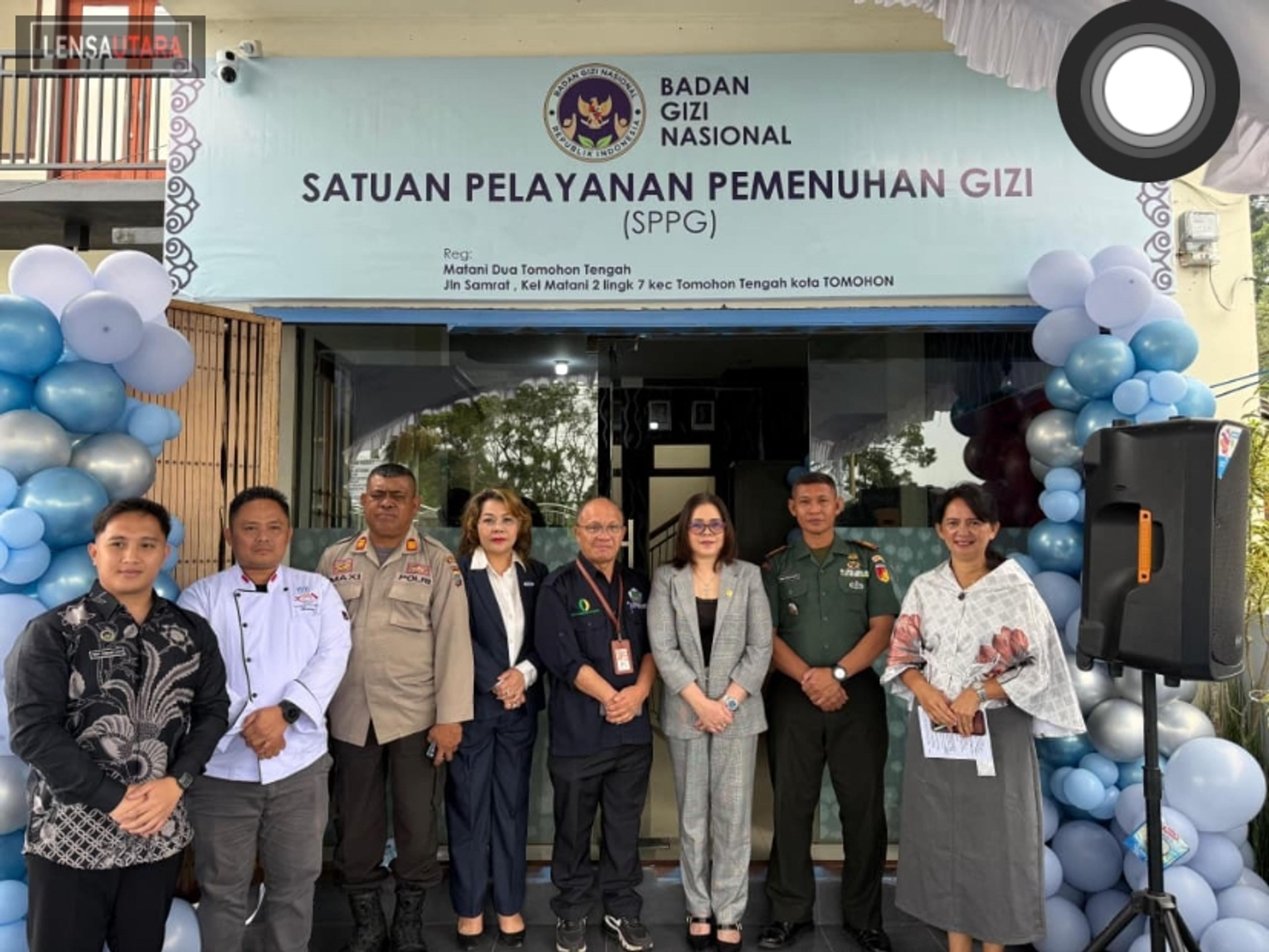 Caroll-Sendy Dukung Penuh Program MBG, SPPG MBG Matani Dua Dilaunching